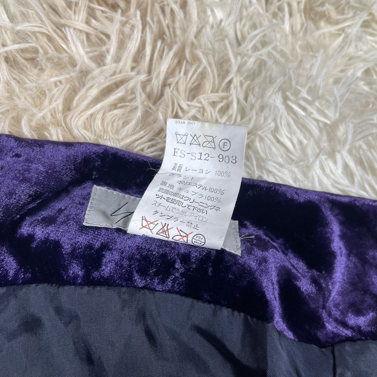 Yohji Yamamoto Yohji Yamamoto - Autumn/Winter 1992 - Velvet Skirt Size 26" / US 2 / IT 38 - 6 Thumbnail