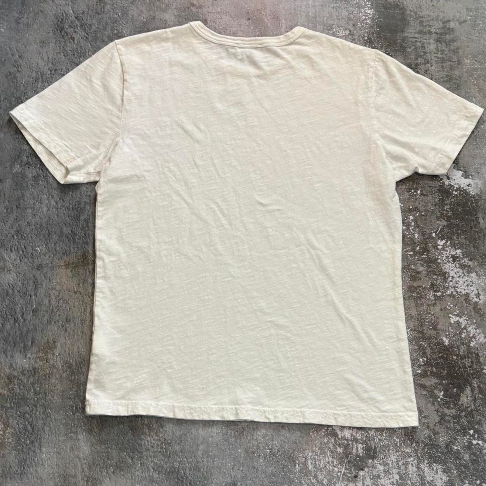 Japanese Brand White Slub Cotton Blank T Shirt! TSPTR Made in Japan. Medium Size US M / EU 48-50 / 2 - 4 Thumbnail