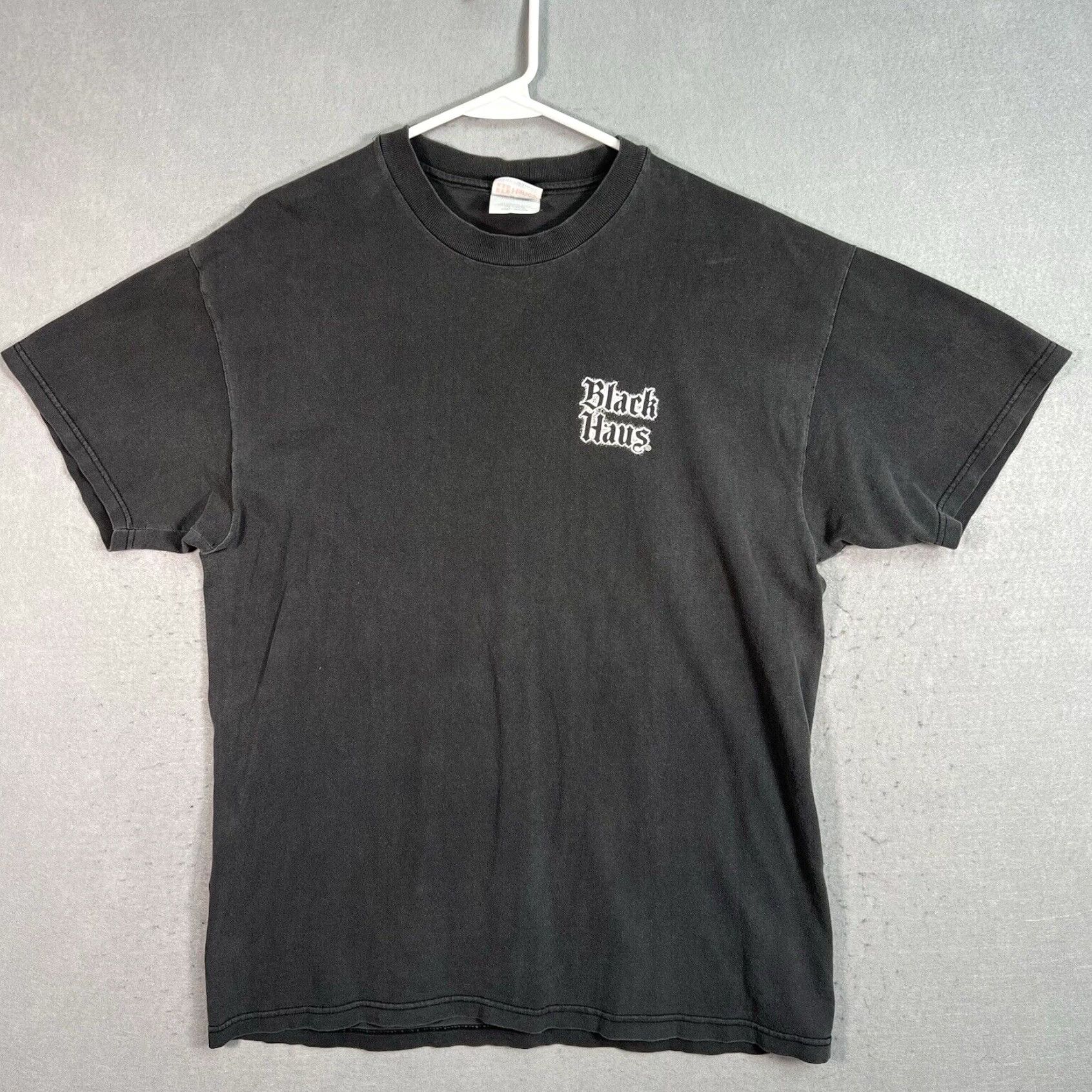 Hanes VINTAGE 90s Hanes Black Haus Rocks Graphic Tee Adult Large Mens Size US L / EU 52-54 / 3 - 2 Thumbnail