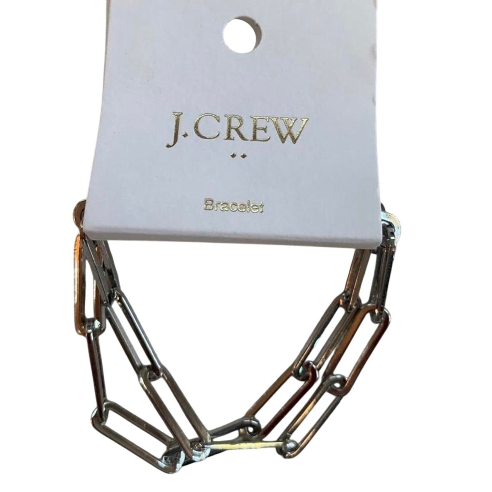 J.Crew New J.Crew Paper Clip Link Bracelet Size ONE SIZE - 1 Thumbnail