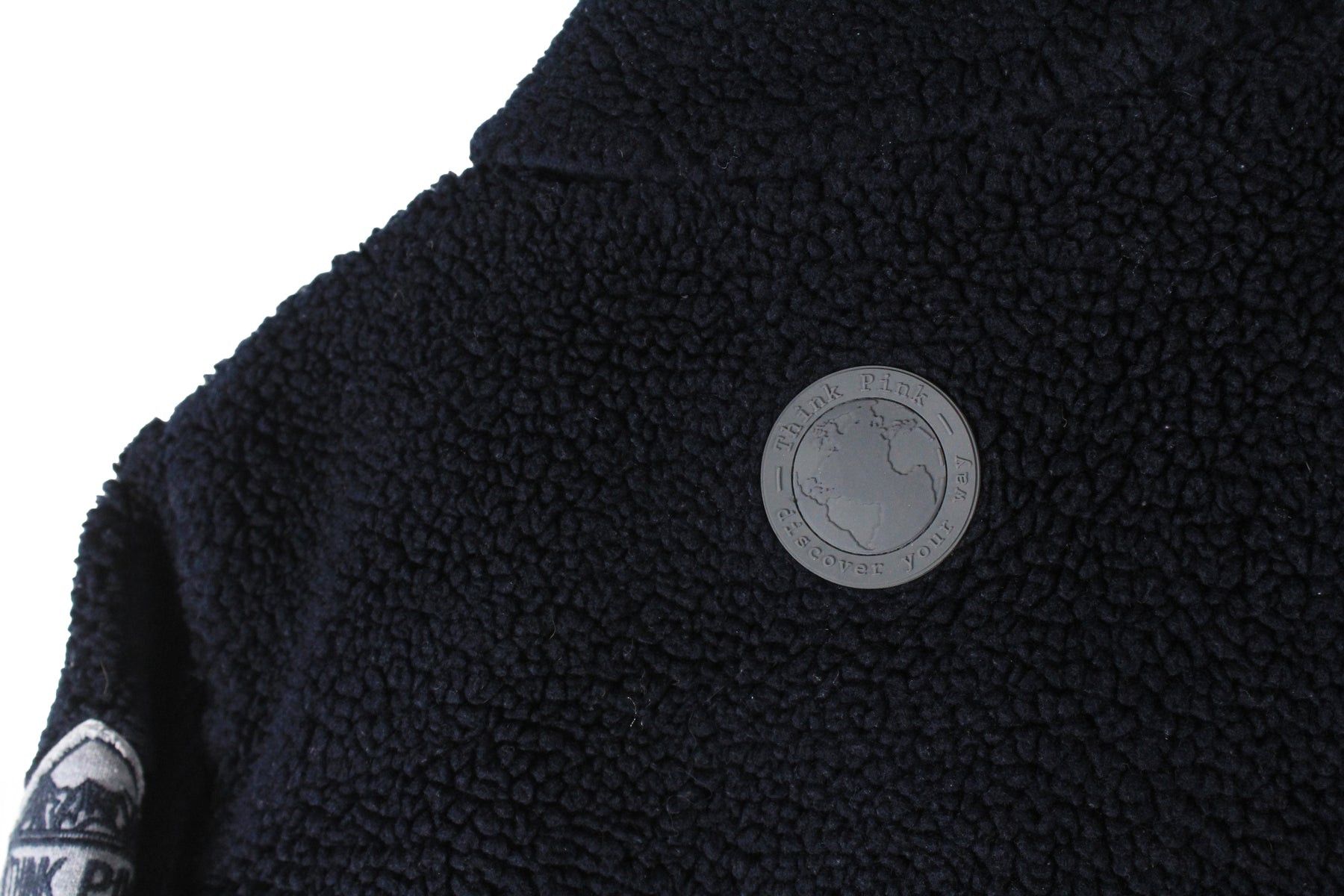 Other Think Pink Teddy Fleece Full Zip Women's Large Size L / US 10 / IT 46 - 4 Thumbnail