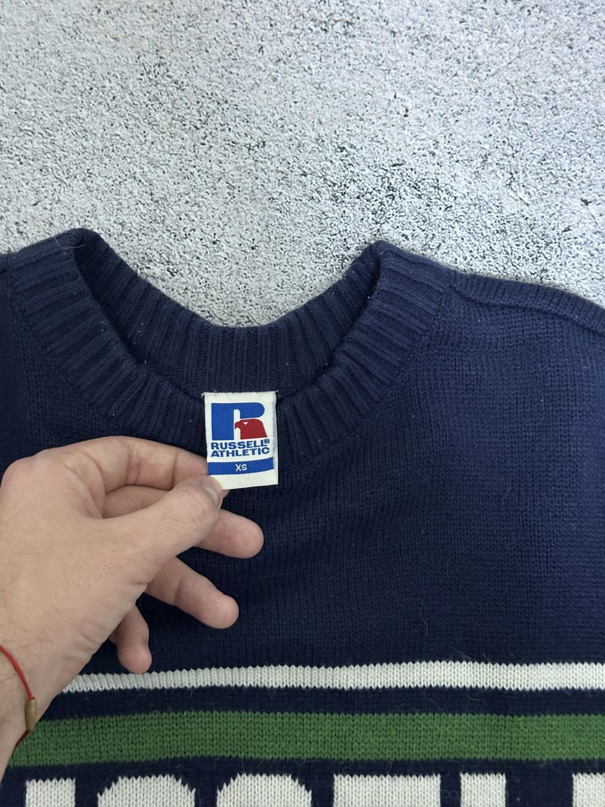Russell Athletic Vintage Russel Athletic Sweater Knit Big Logo Size US M / EU 48-50 / 2 - 7 Thumbnail