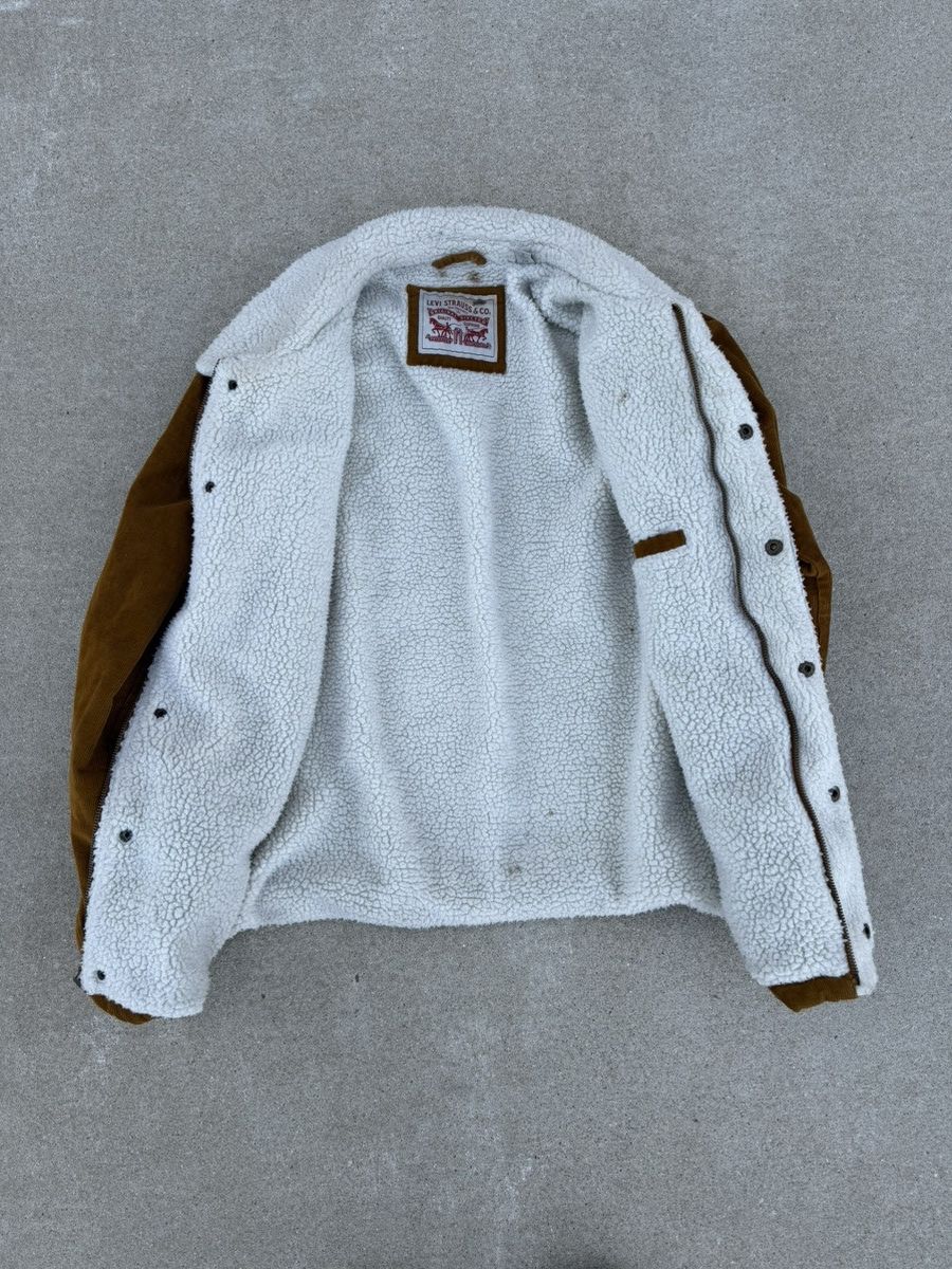 Levi's Levis Fleece Lined Corduroy Jacket Size US S / EU 44-46 / 1 - 4 Thumbnail