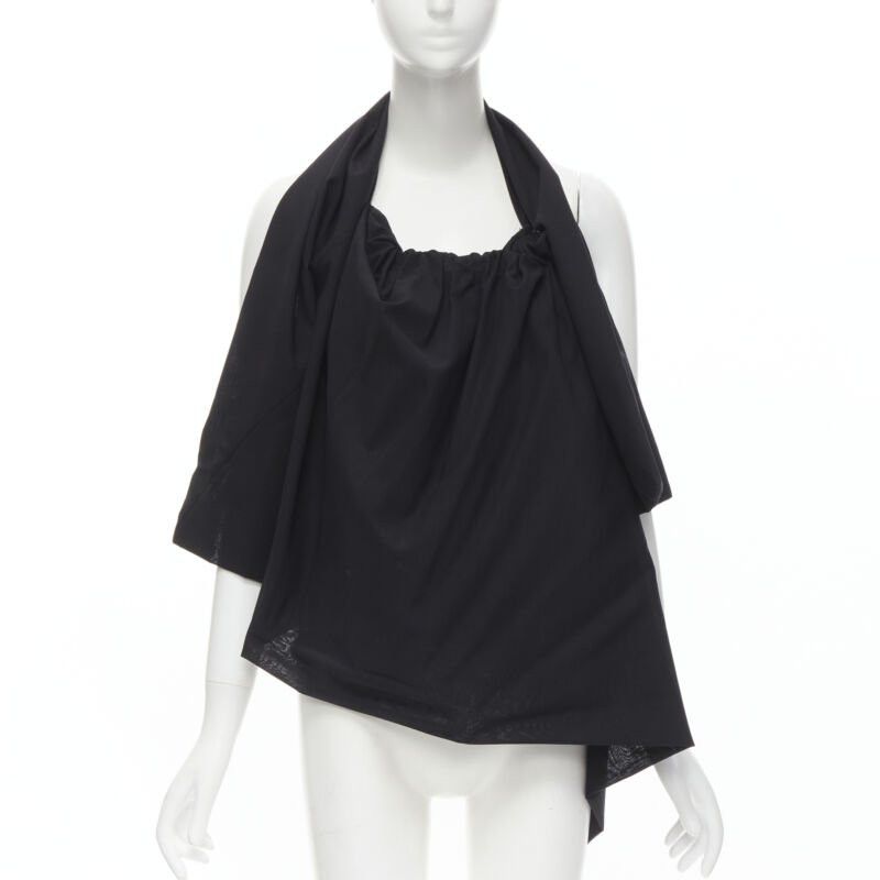Yohji Yamamoto YOHJI YAMAMOTO 2012 Runway metal ring halter top transformable bag Very Rare Size S / US 4 / IT 40 - 1 Thumbnail