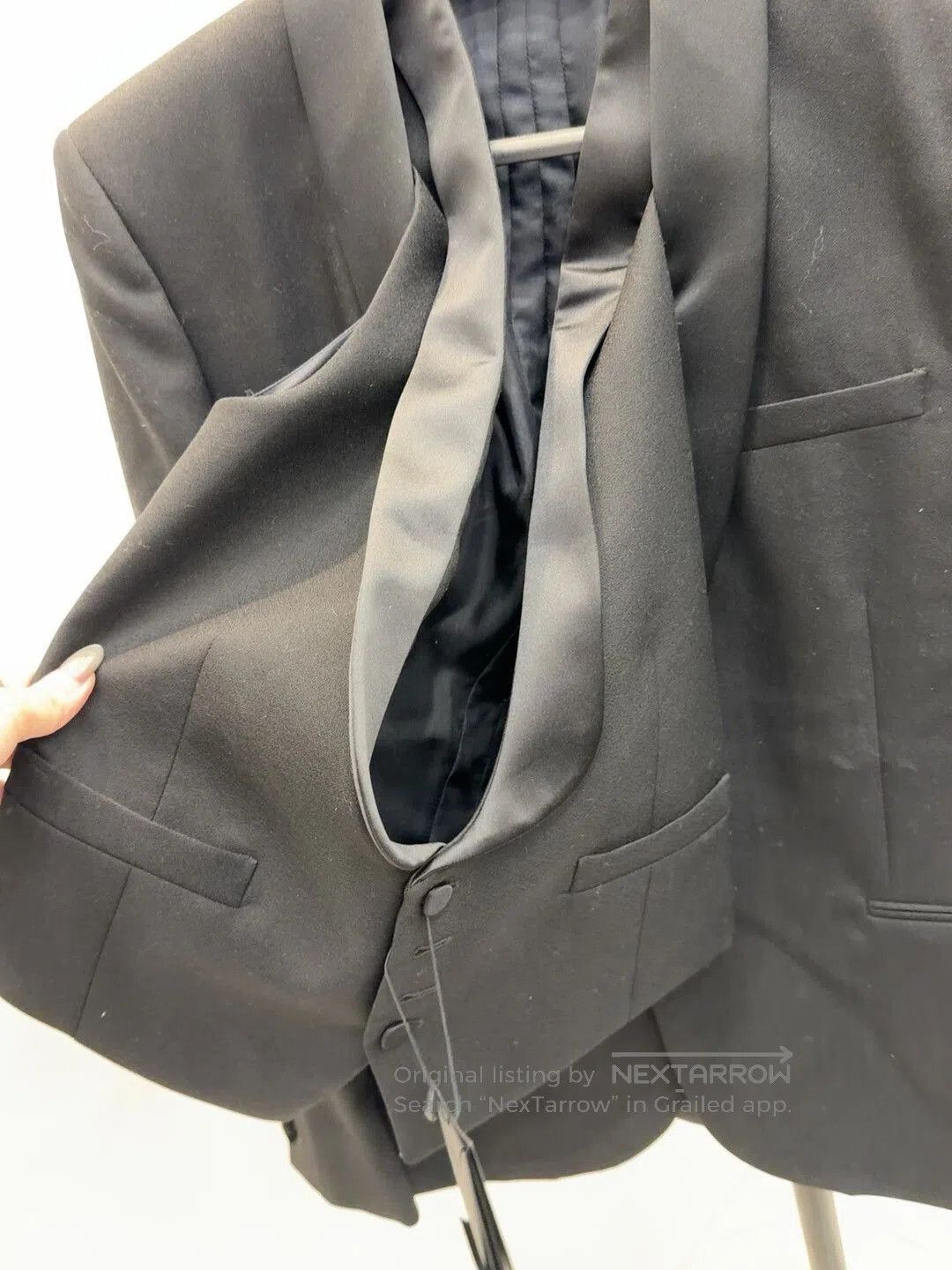 Saint Laurent Paris Saint Laurent Black Smoking Jacket. Size US M / EU 48-50 / 2 - 3 Thumbnail