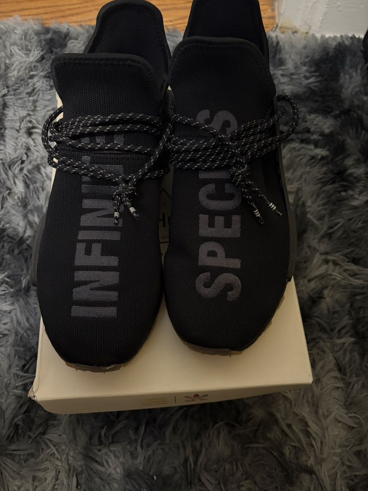 Pharrell Adidas x Pharrell Williams HU NMD PRD "Core Black" Size US 10.5 / EU 43-44 - 4 Thumbnail
