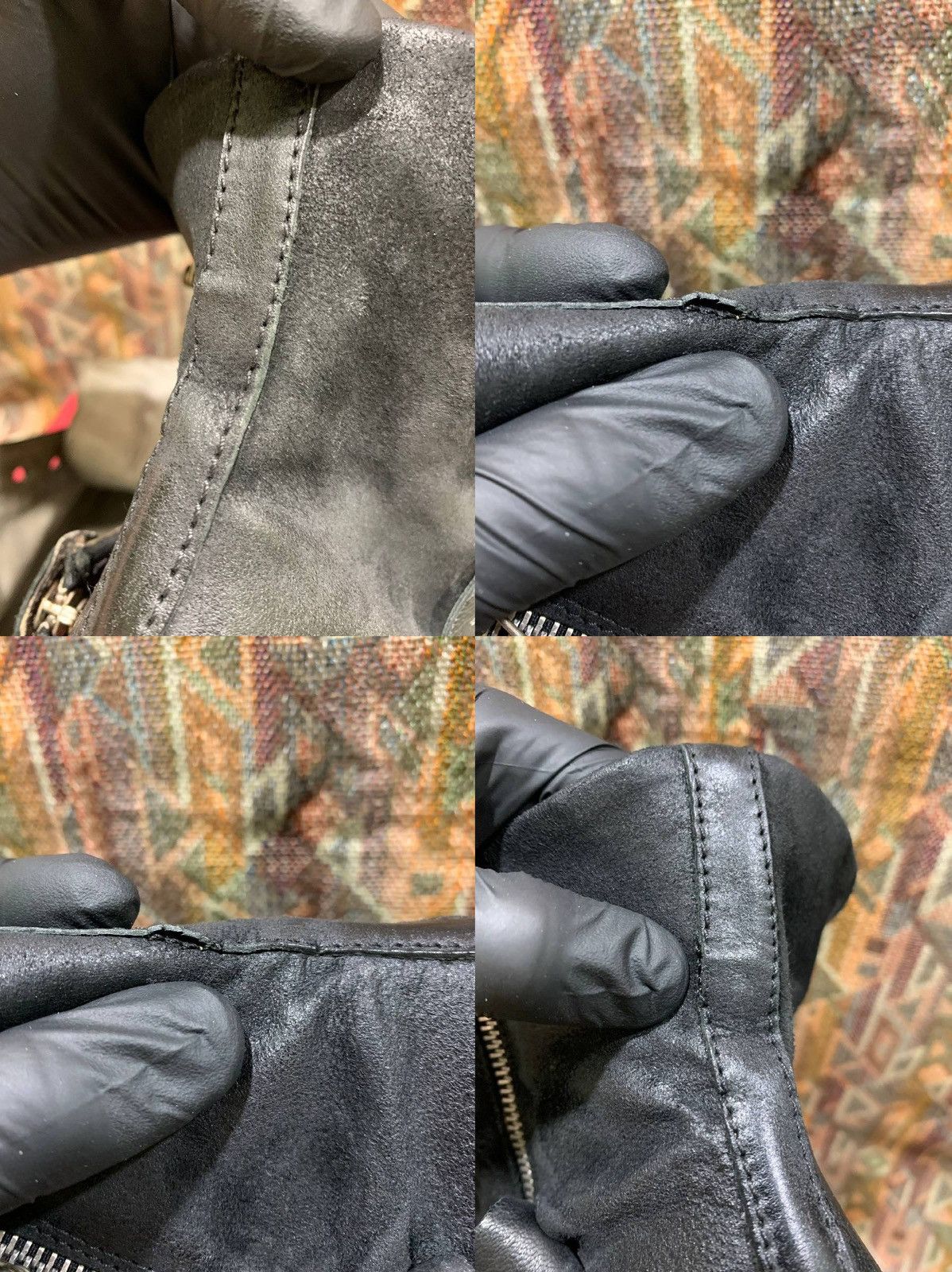 A.S.98 A.S.98 Airstep Black Leather Dibla Combat Biker Ankle Boots Size US 9 / IT 39 - 12 Thumbnail