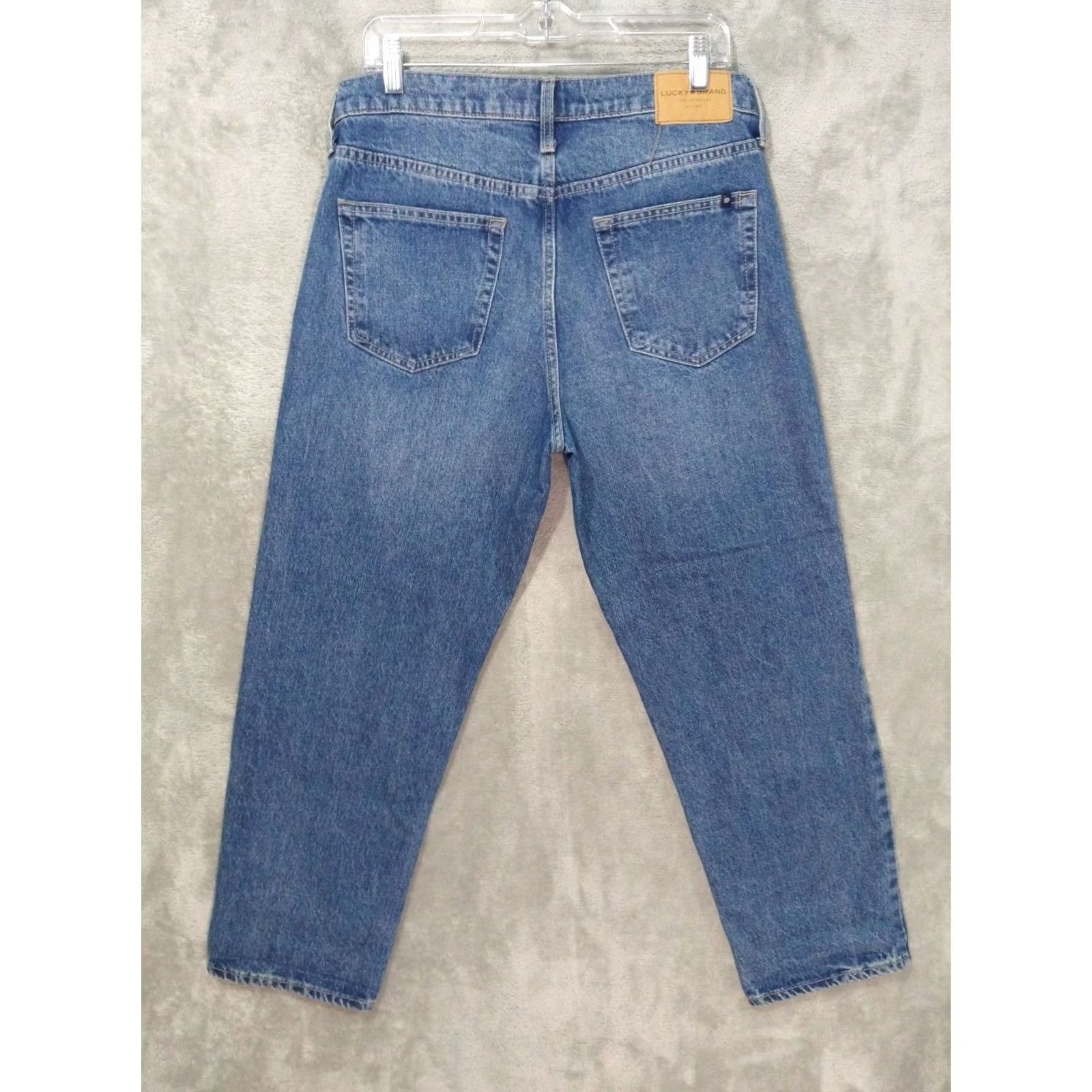 Lucky Brand Lucky Brand Jeans Womens Blue Denim Mid Rise Relaxed Fit Button Fly 8/29 Size 30" / US 8 / IT 44 - 2 Thumbnail