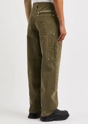 Givenchy o1srvl11e0125 Carpenter Pants in Brown Size US 32 / EU 48 - 2 Thumbnail