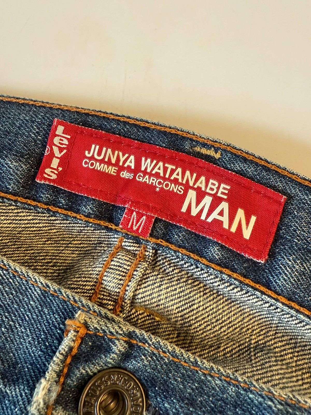 Junya Watanabe × Levi's × Pendleton Junya Watanabe x Levi's S/S 2002 "Eternal Love" Poem Pants Size US 34 / EU 50 - 6 Thumbnail