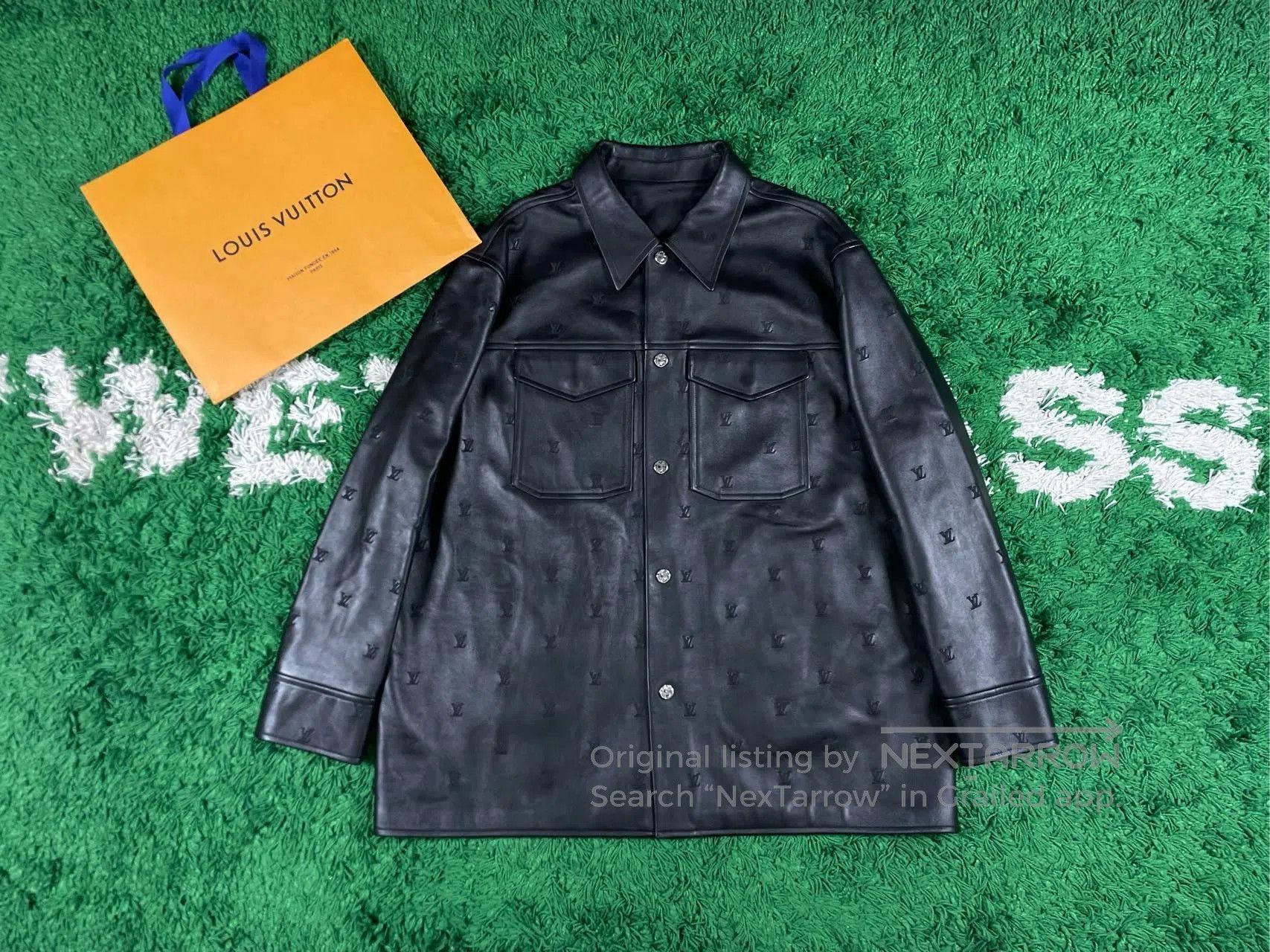Louis Vuitton LV x Pharrell Leather Jacket. Size US XXL / EU 58 / 5 - 1 Thumbnail