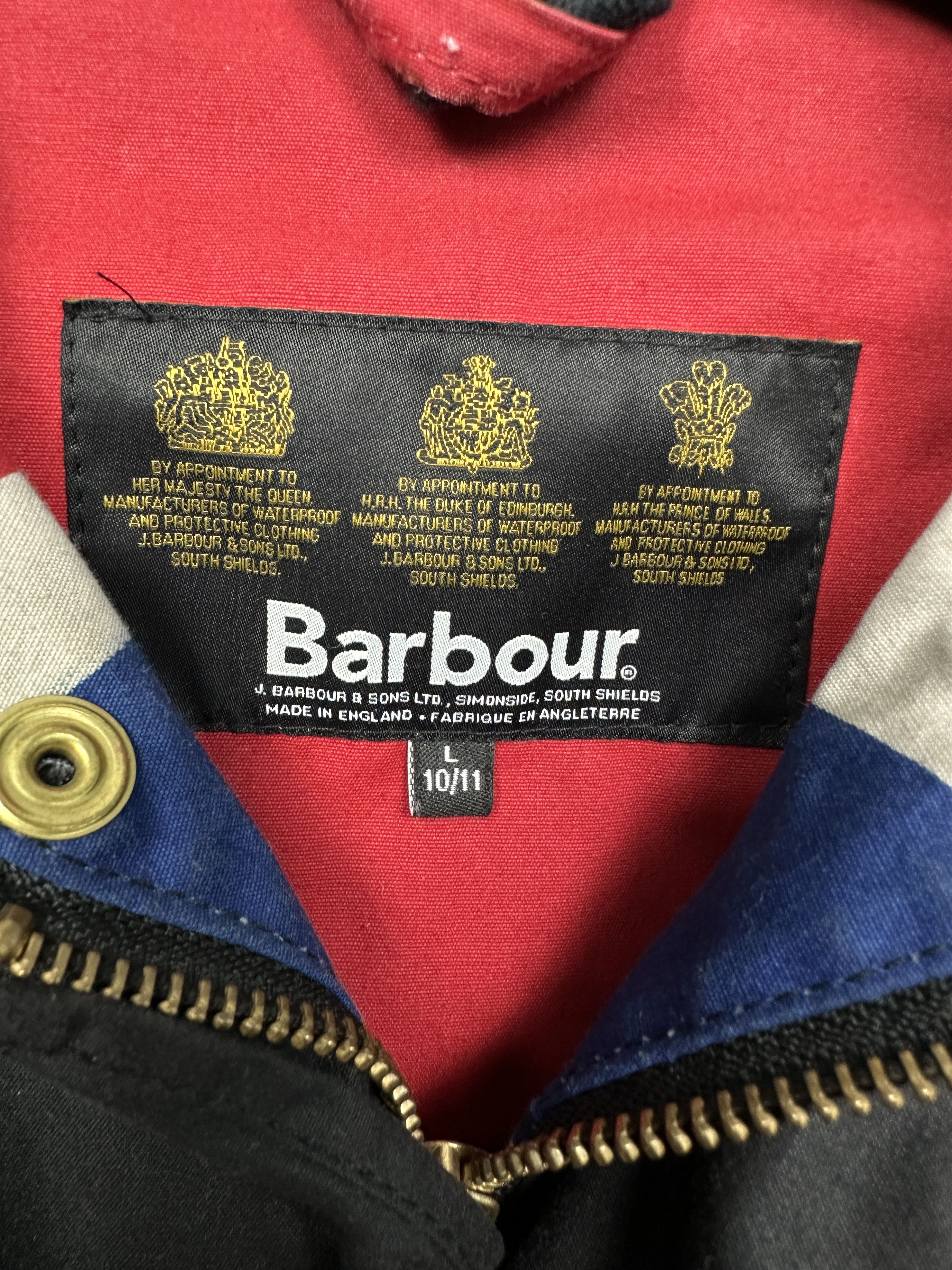 Barbour Barbour International Union Jack Kids Wax Waxed Jacket Size US XXS / EU 40 - 5 Thumbnail