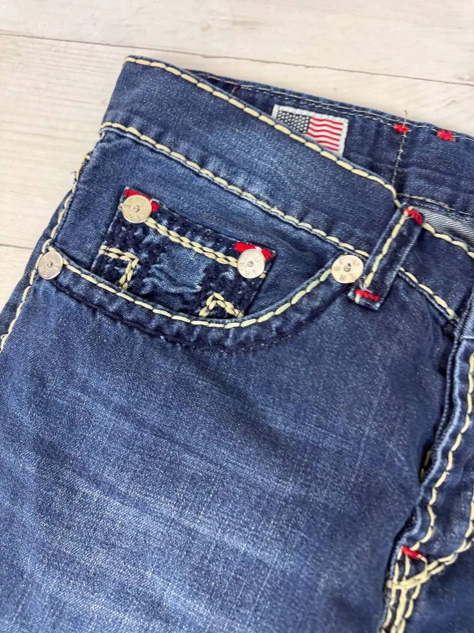 True Religion Vintage True Religion Denim Baggy Jeans 90s Y2K Size US 33 - 5 Thumbnail