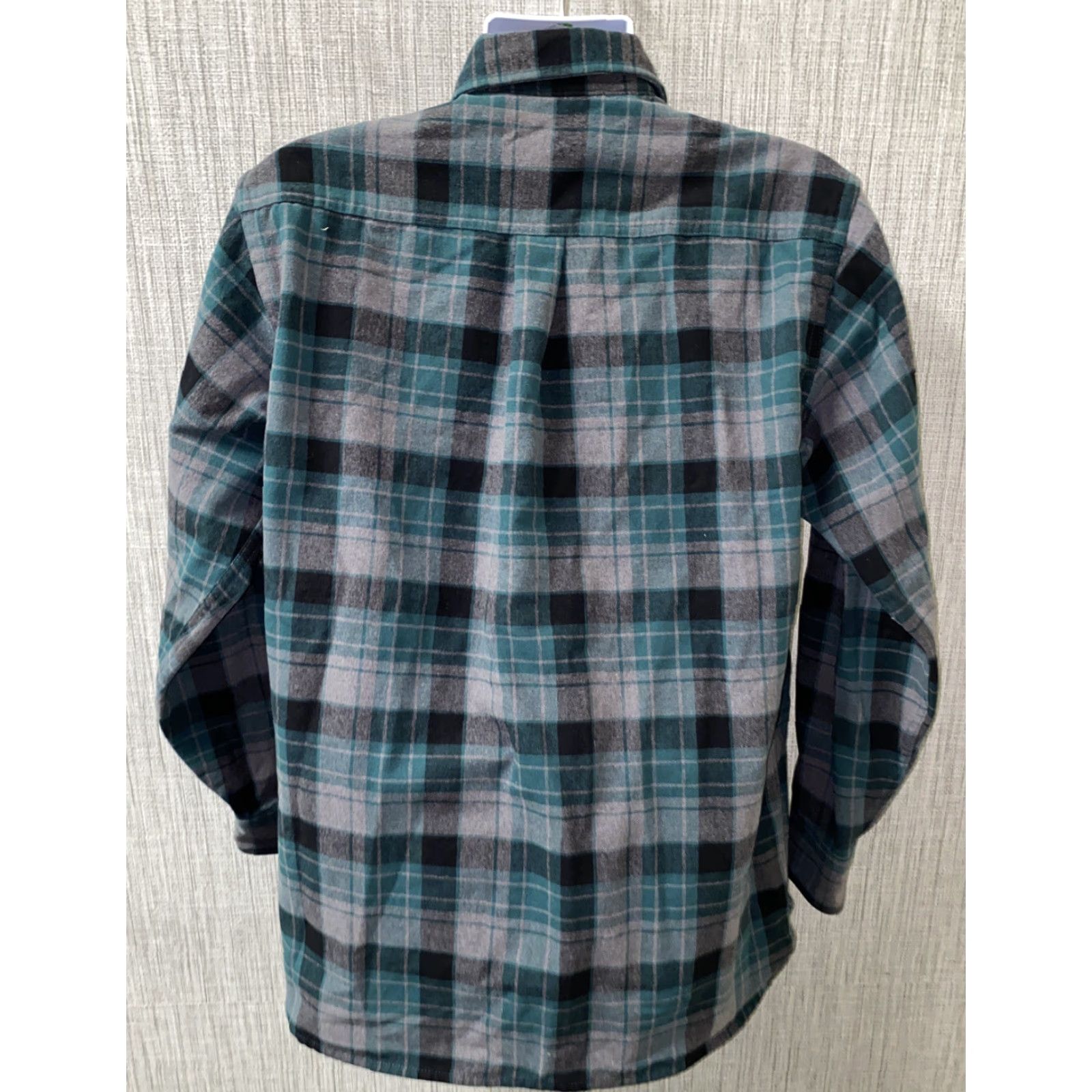 Vintage LL Bean Men's Plaid Long Sleeve Shirt Size M Casual Cotton Green/Gray Button-Up Size US M / EU 48-50 / 2 - 5 Thumbnail