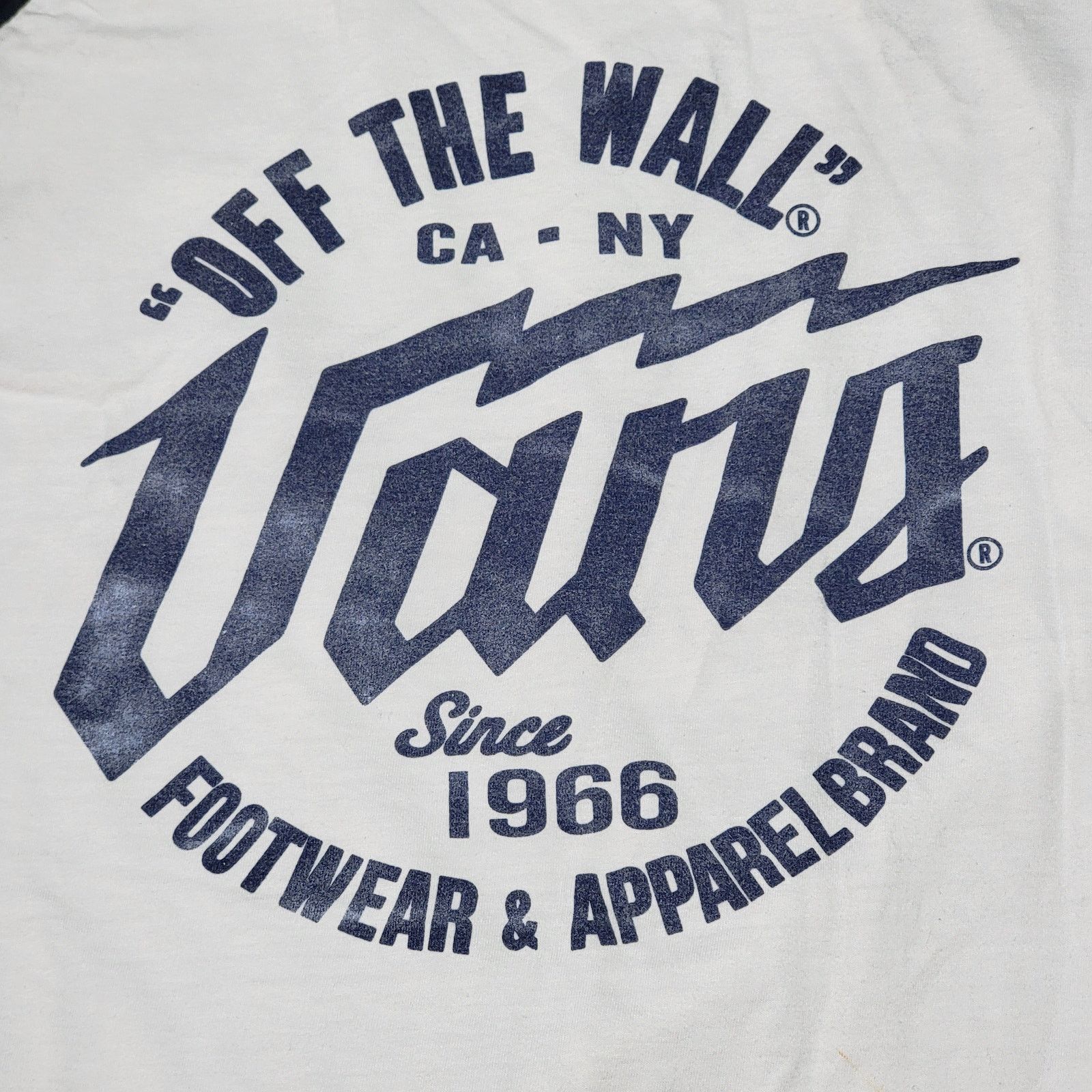 Vans VANS B&W Baseball Style Unisex Classic Fit Tee - Size Large Size US L / EU 52-54 / 3 - 2 Thumbnail