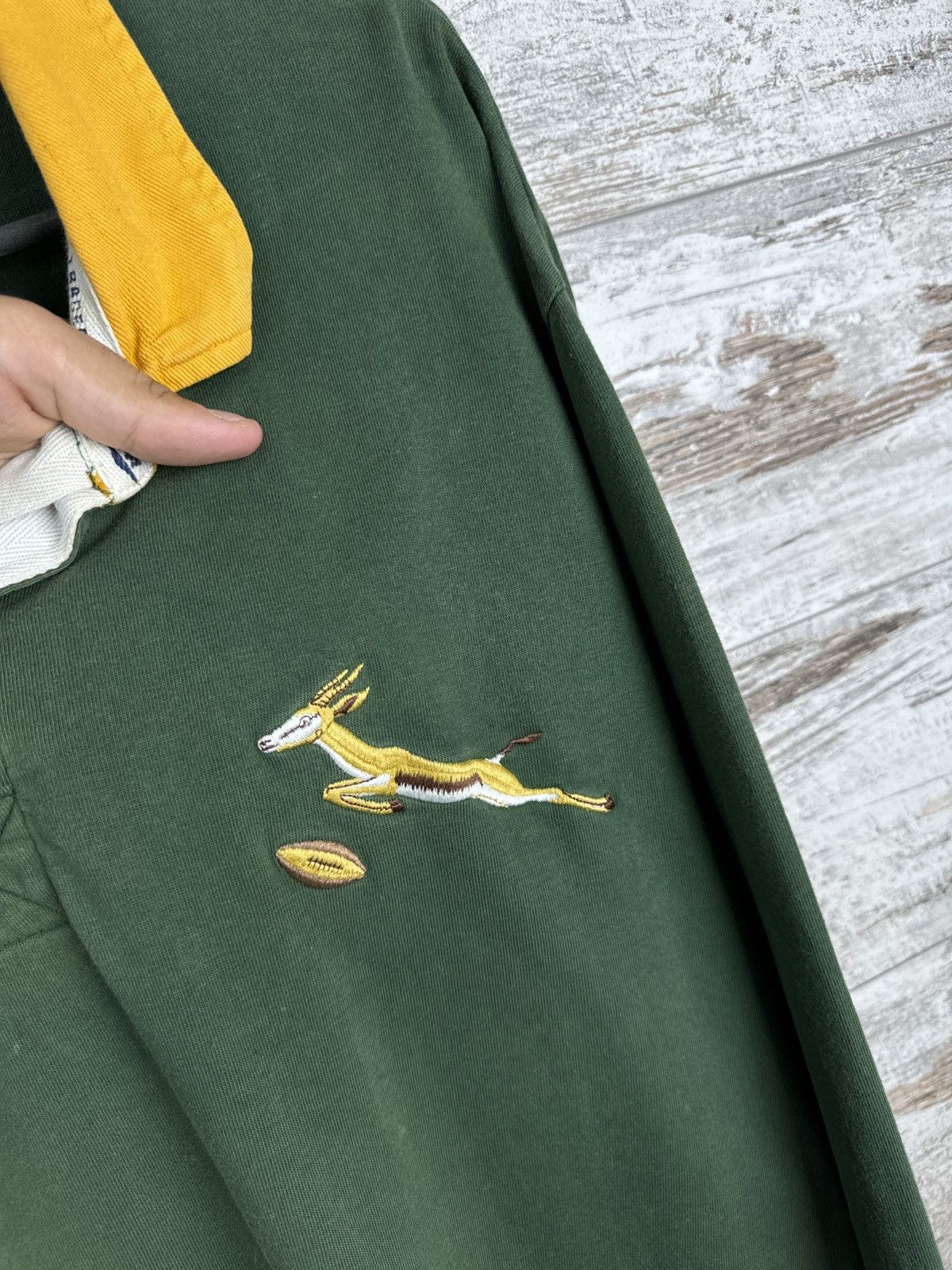 Vintage Mens Vintage Cotton Traders South Africa rugby sweatshirt Size US XL / EU 56 / 4 - 5 Thumbnail
