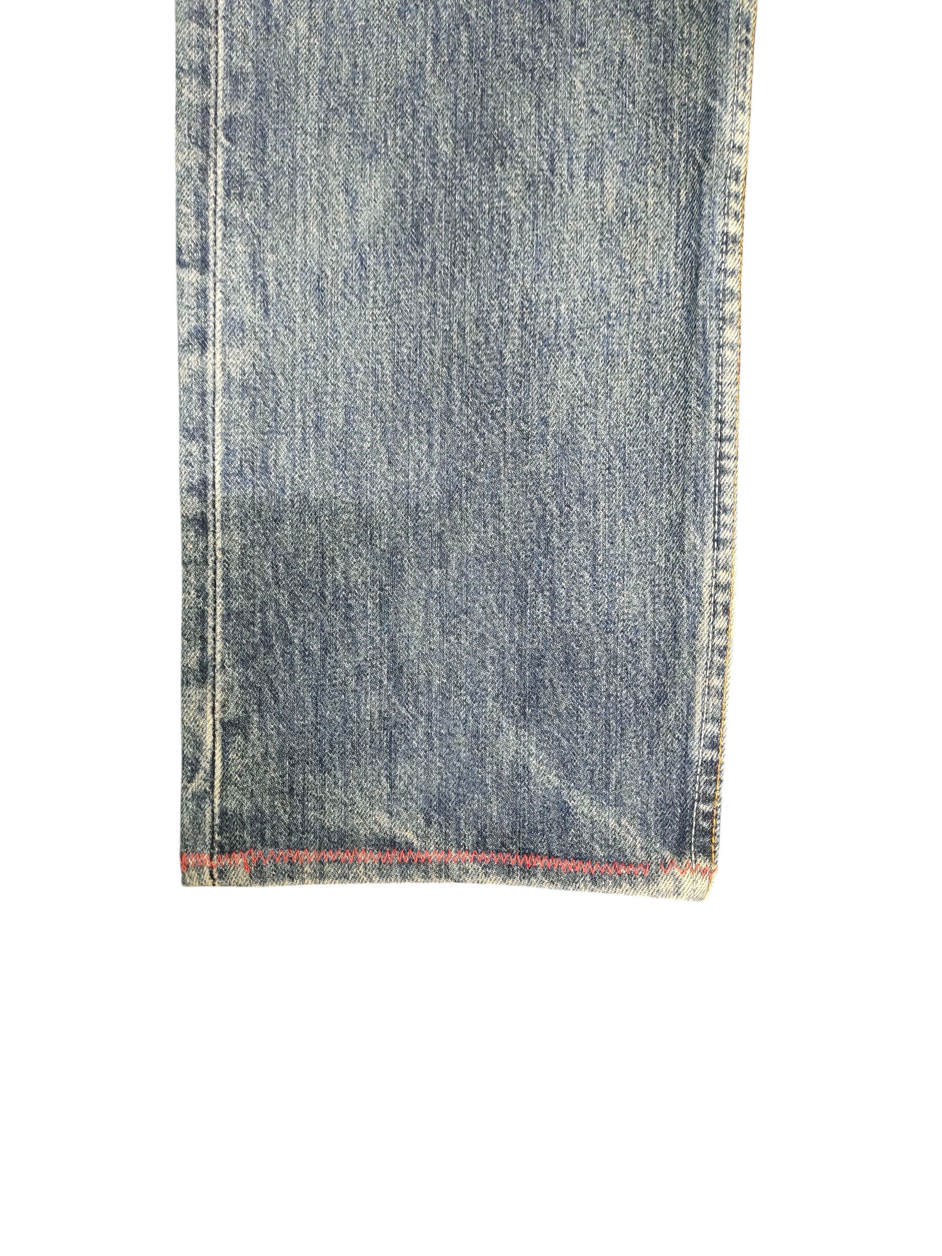 Kapital Vintage 90s Levis 501 Clawmark Distress Faded Denim Jeans Size US 30 / EU 46 - 6 Thumbnail