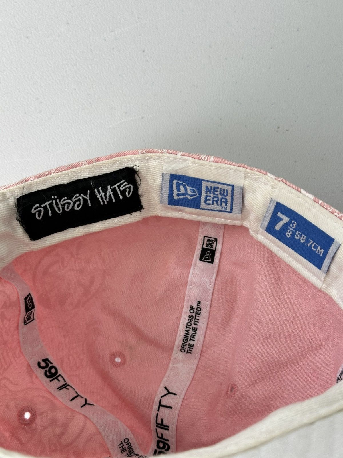 New Era × Stussy Vintage Stussy Y2k New Era Snapback Hat Cap Size ONE SIZE - 4 Thumbnail