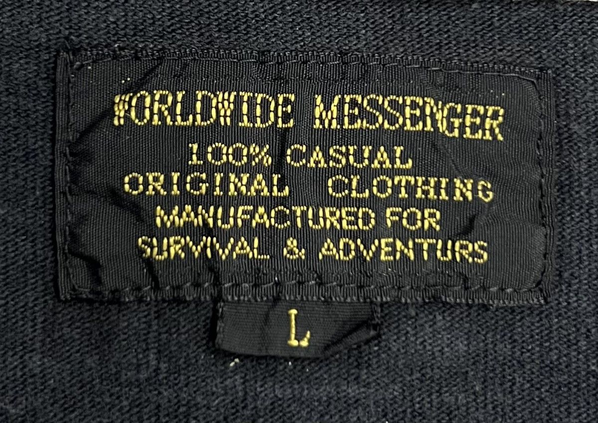 Japanese Brand × Vintage VINTAGE WORLDWIDE MESSENGER MSGR LUV SHIRT Size US L / EU 52-54 / 3 - 9 Thumbnail