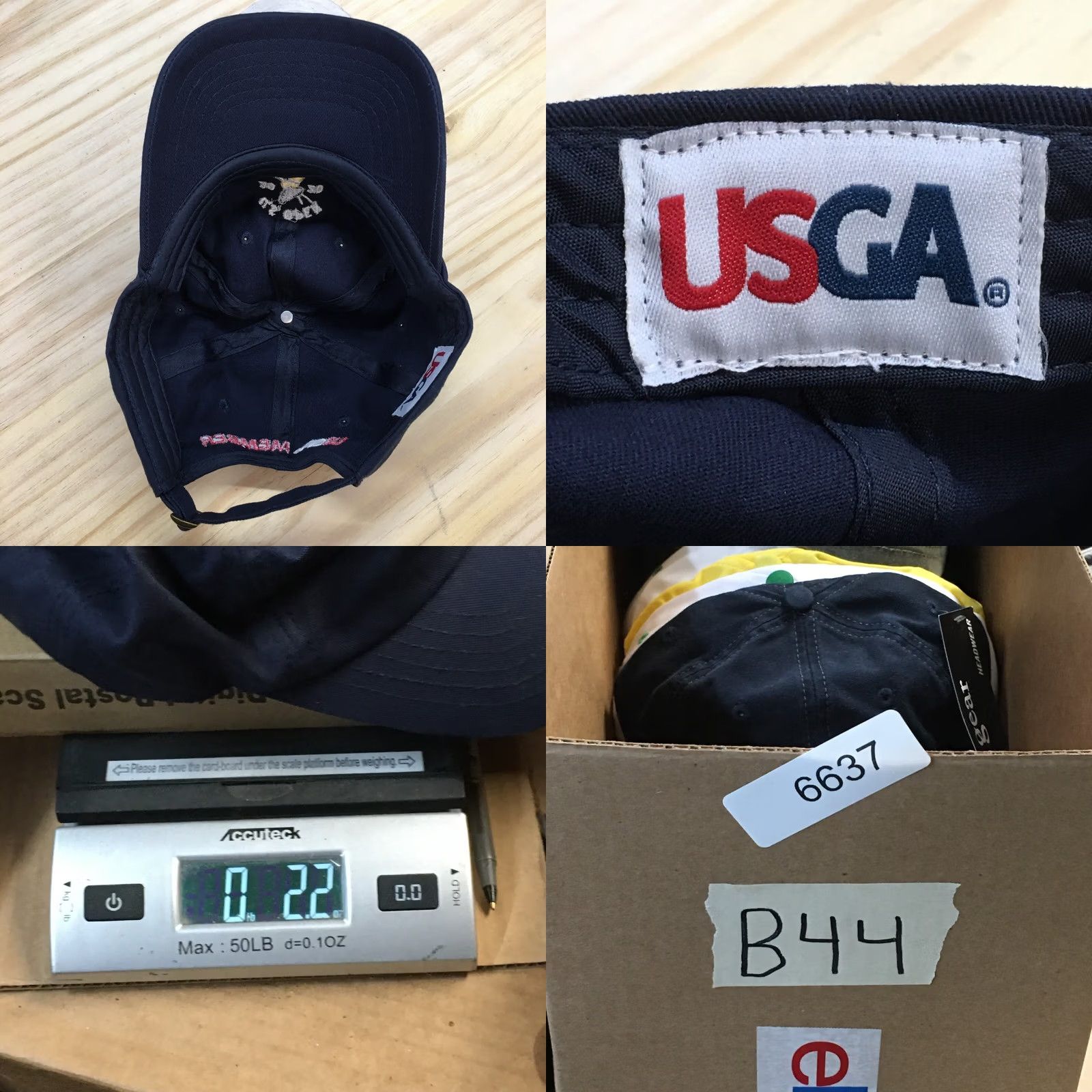 Vintage USGA Cap Hat Mens One Size Blue U.S. Open at Winged Foot 2020 Baseball Cap Adjustable Lightweight Breathable Canvas Hat Size ONE SIZE - 8 Thumbnail
