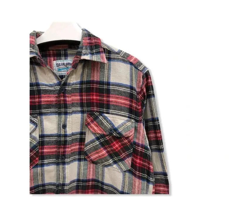 Vintage Vintage Blue Rudge Plaid Tartan Flannel Shirt 👕 Size US S / EU 44-46 / 1 - 2 Thumbnail