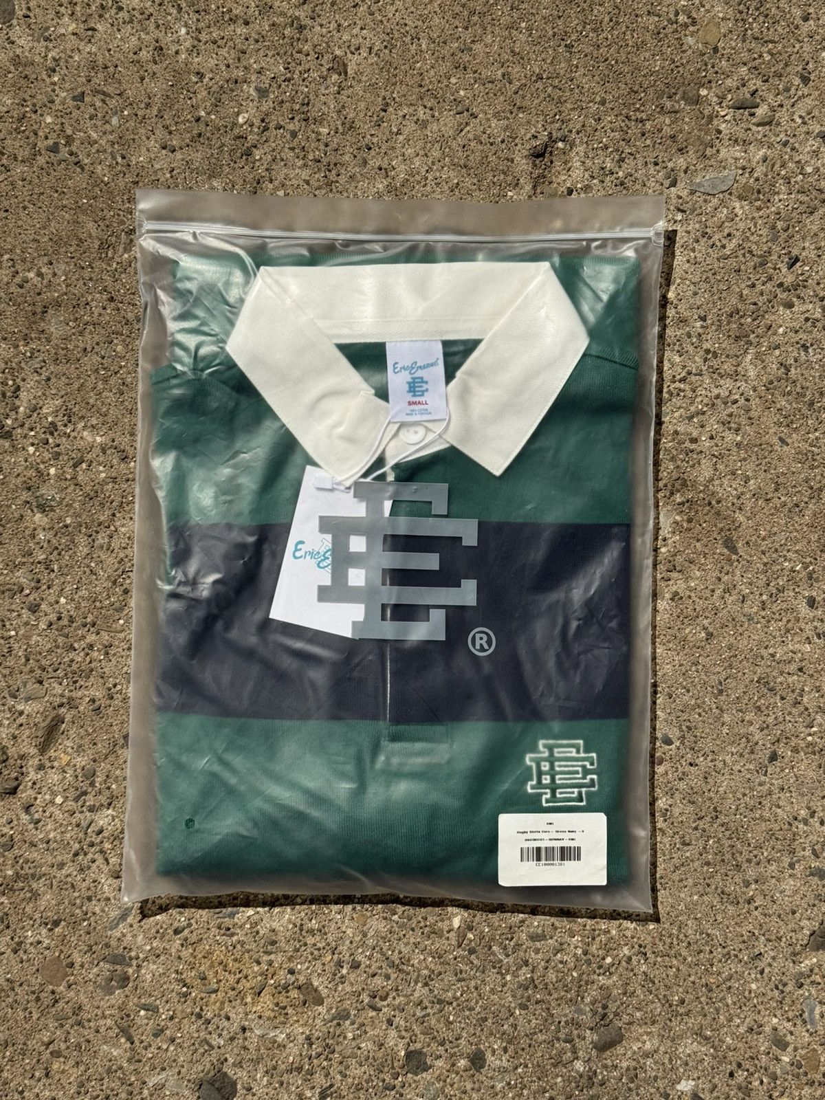Eric Emanuel Eric Emanuel Navy Blue & green Striped Rugby (NWT) Size US S / EU 44-46 / 1 - 2 Thumbnail