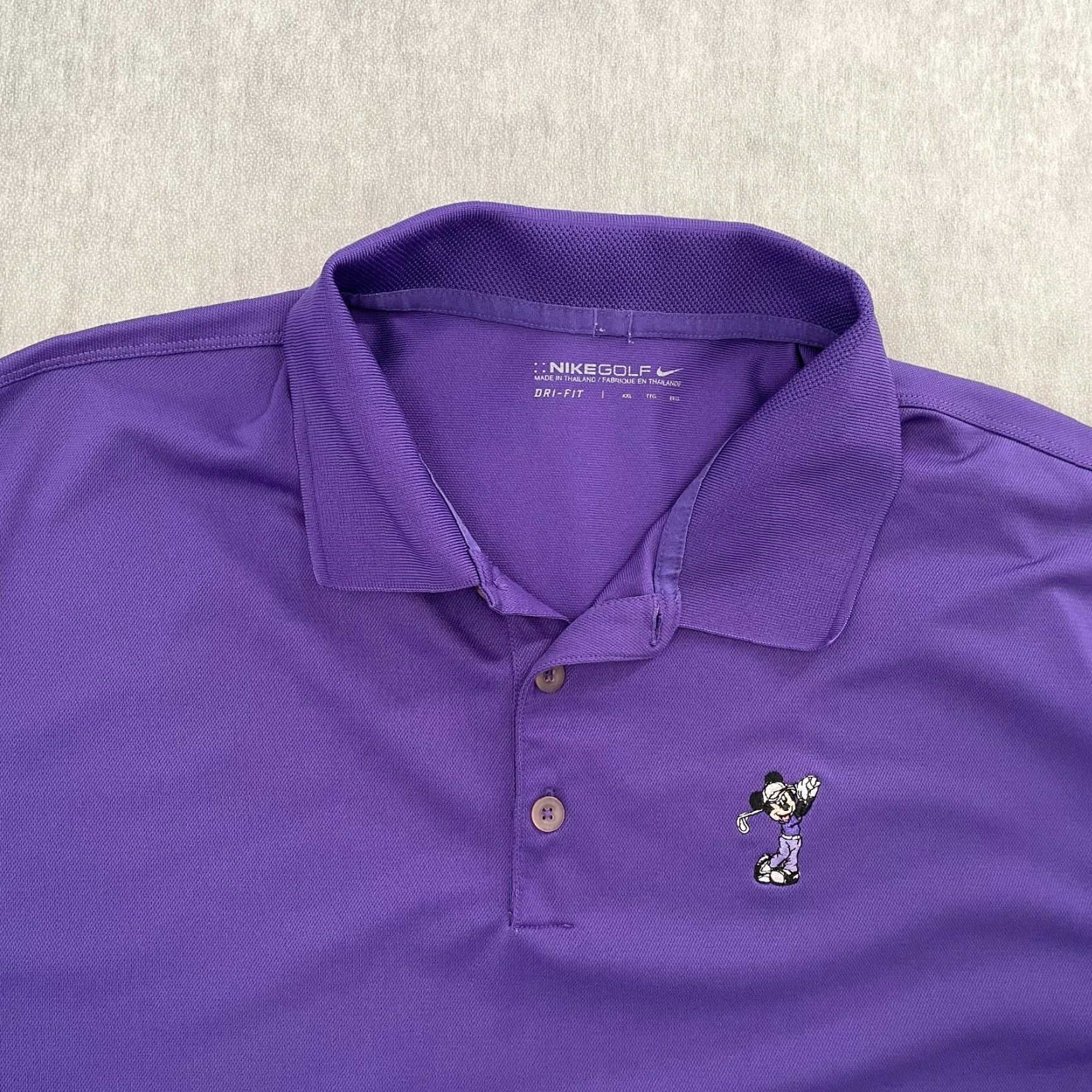 Nike Nike Golf Disney Shirt Adult 2XL Polo Mickey Mouse Mens XXL Purple Polo Shirt Disney Nike Golf Polo 2XL Men Purple Mickey Mouse Size US XXL / EU 58 / 5 - 3 Thumbnail