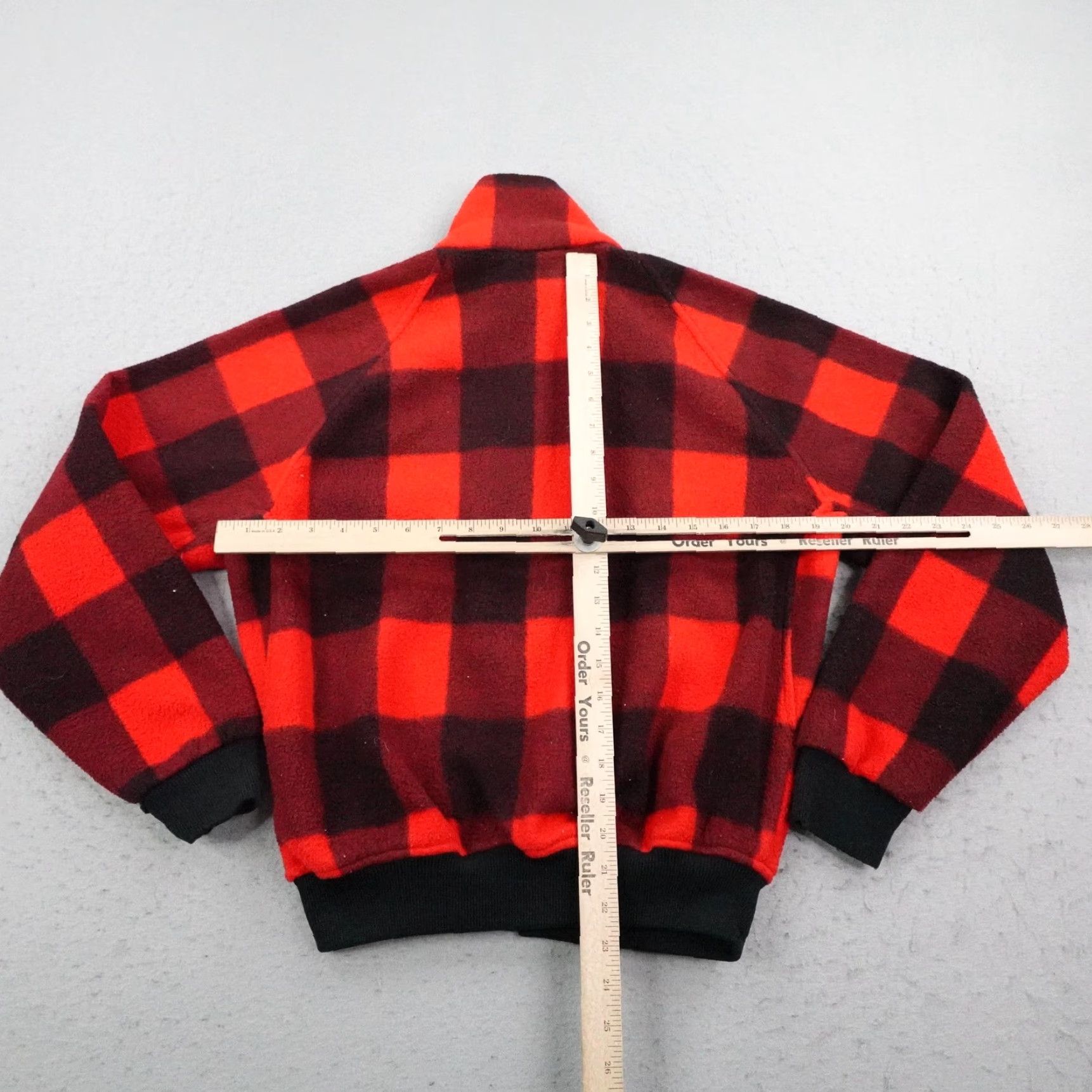 Vintage VINTAGE Columbia Jacket Men S Red Buffalo Plaid Fleece Zip Up 80s Jacket Coat Mid-Length Pockets Zip Stand-Up Collar Mens Size US S / EU 44-46 / 1 - 4 Thumbnail