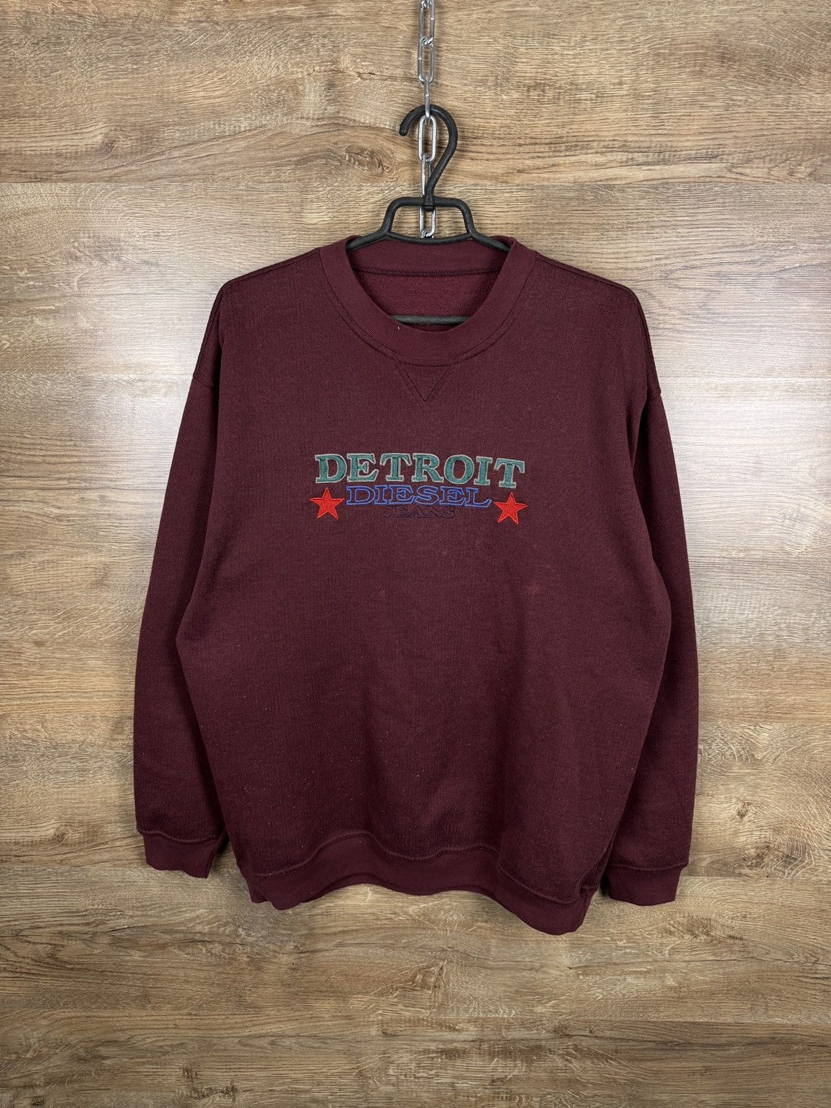 Diesel × Vintage Mens Vintage Diesel Detroit jeans sweatshirt rare USA y2k Size US M / EU 48-50 / 2 - 1 Thumbnail
