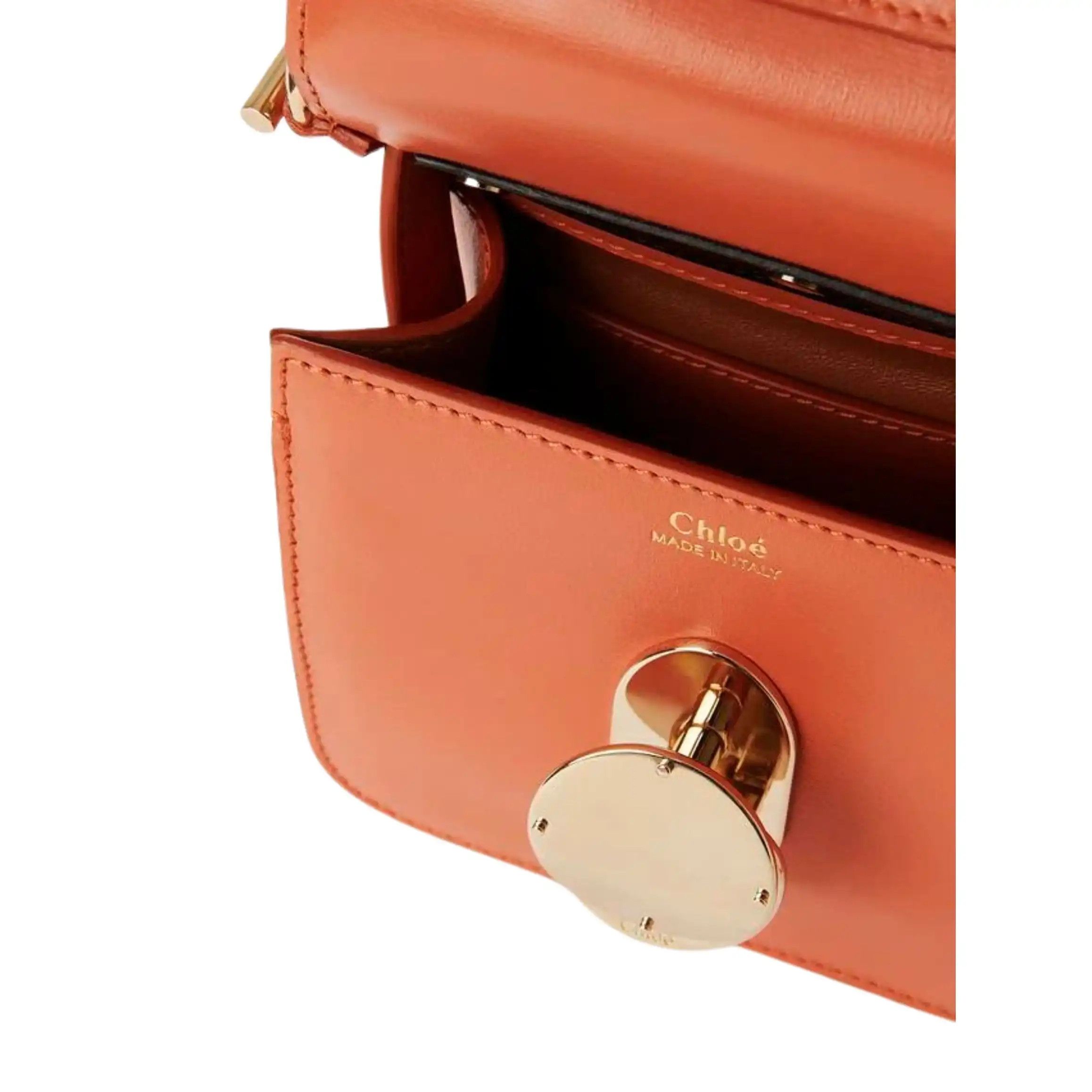 Chloe o1loc1c1224 Size: OS / CHC24 Penelope Micro Flap Bag Orange Size ONE SIZE - 2 Thumbnail