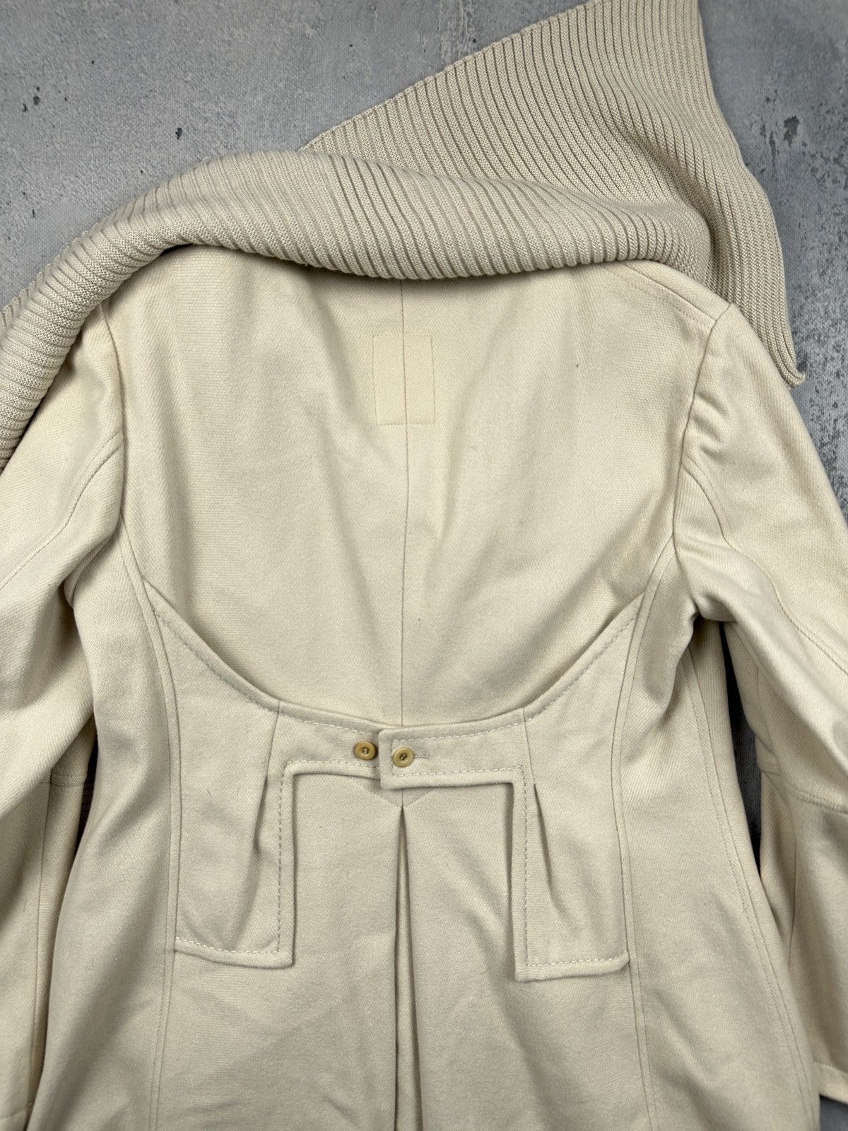 Marithe + Francois Girbaud Archive Marithe Francois Girbaud Wool Coat Cape Italy Y2K Size L / US 10 / IT 46 - 7 Thumbnail