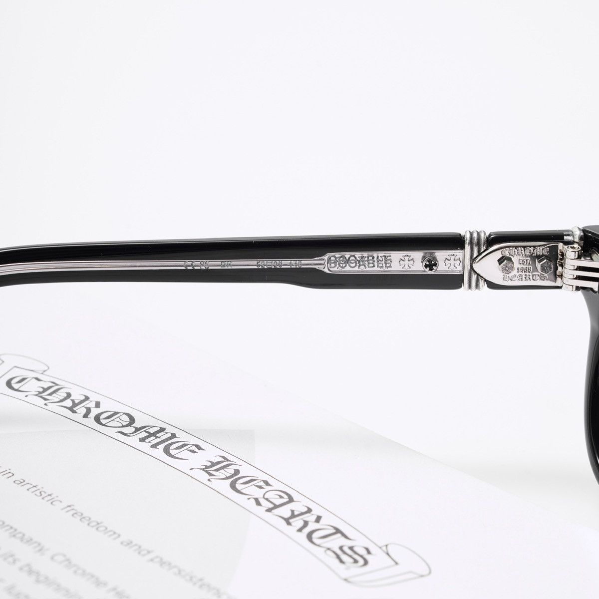 Chrome Hearts CHROME HEARTS DOOABLE BLACK GLASSES Size ONE SIZE - 5 Thumbnail