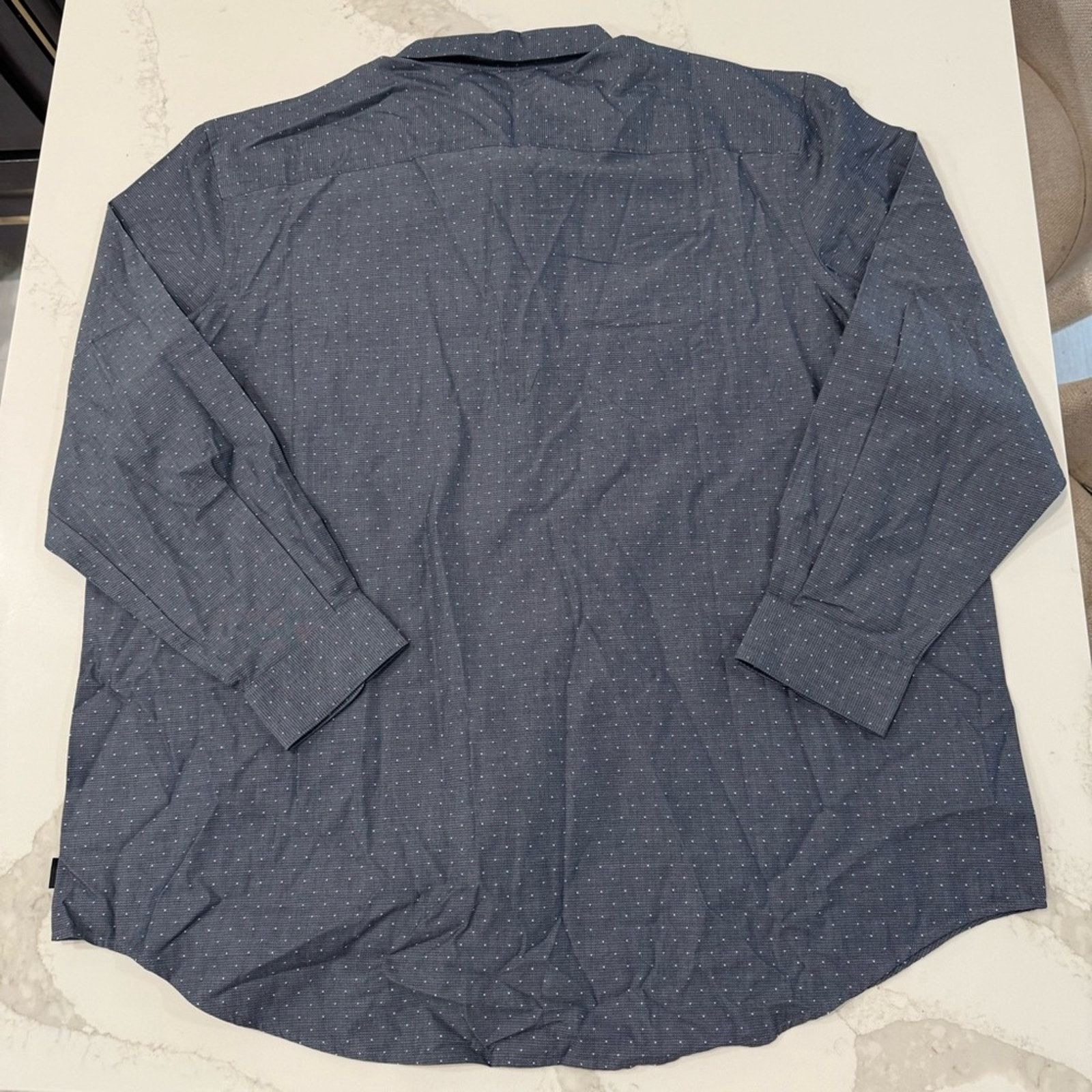 Perry Ellis Perry Ellis NWT Polka Dot LongSleeve ButtonUp Shirt Mens 3X Size US XXL / EU 58 / 5 - 6 Thumbnail