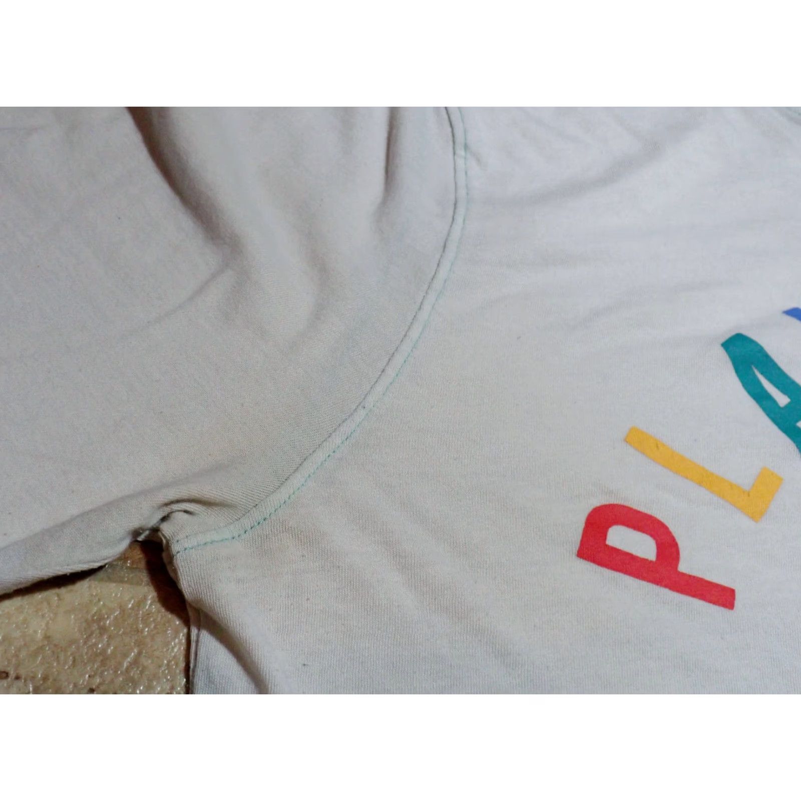 Sony VINTAGE 90s Sony PlayStation Long Sleeve Shirt Adult Medium White Graphic Tee Minato Tokyo Mens Size US M / EU 48-50 / 2 - 7 Thumbnail