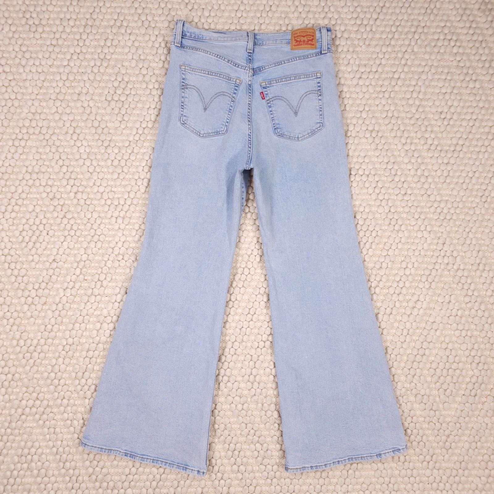 Levi's Levi's Ribcage Bell Light Wash Blue Sz 32 Size 32" / US 10 / IT 46 - 6 Thumbnail