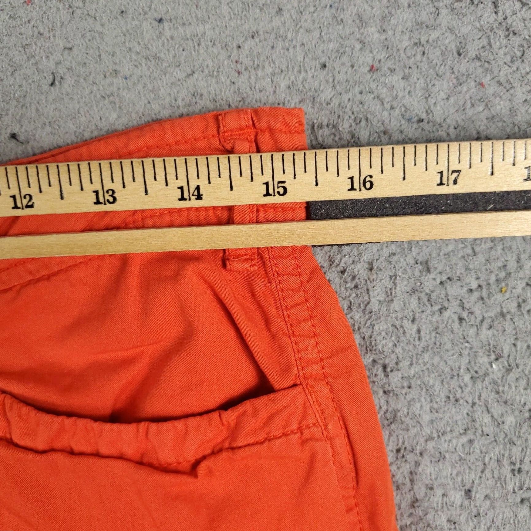 Ralph Lauren VINTAGE Ralph Lauren Womens Chino Shorts Size 12 30 Orange Casual Flat Front Classic Size 30" / US 8 / IT 44 - 4 Thumbnail
