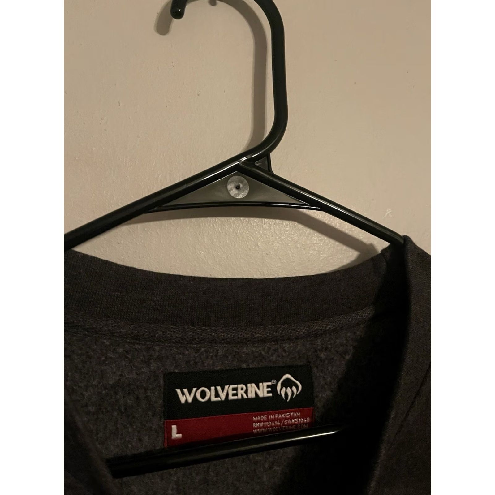 Vintage Wolverine Workwear Sweatshirt Pullover Dark Gray Crewneck L Mens Large Size US L / EU 52-54 / 3 - 3 Thumbnail