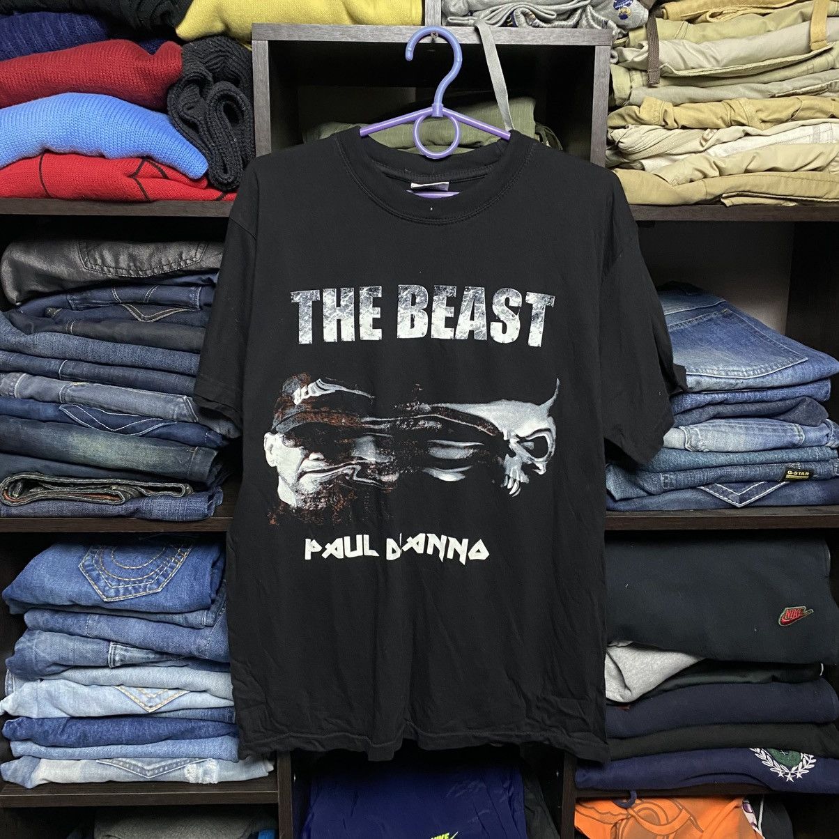 Band Tees Vintage The Beast Paul Dianno Iron Maiden 90’s rock band tee Size US M / EU 48-50 / 2 - 1 Thumbnail