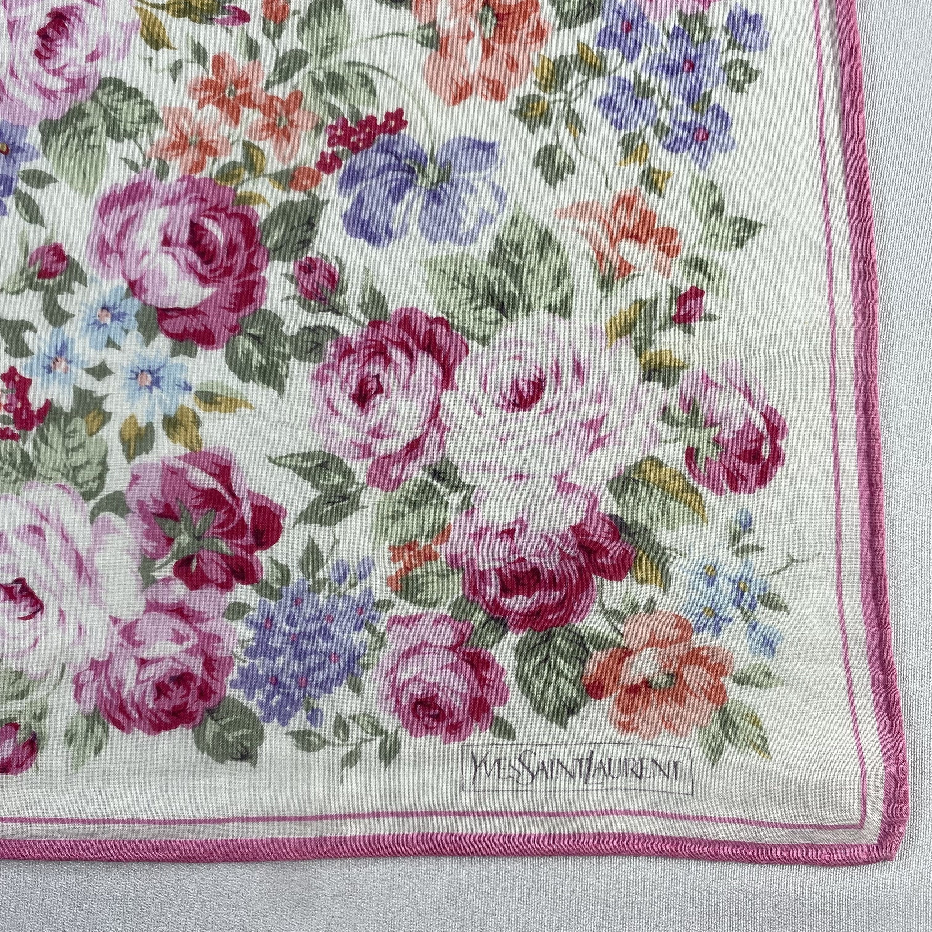 Vintage Yves Saint Laurent Neckerchief / Handkerchief-P715 Size ONE SIZE - 3 Thumbnail