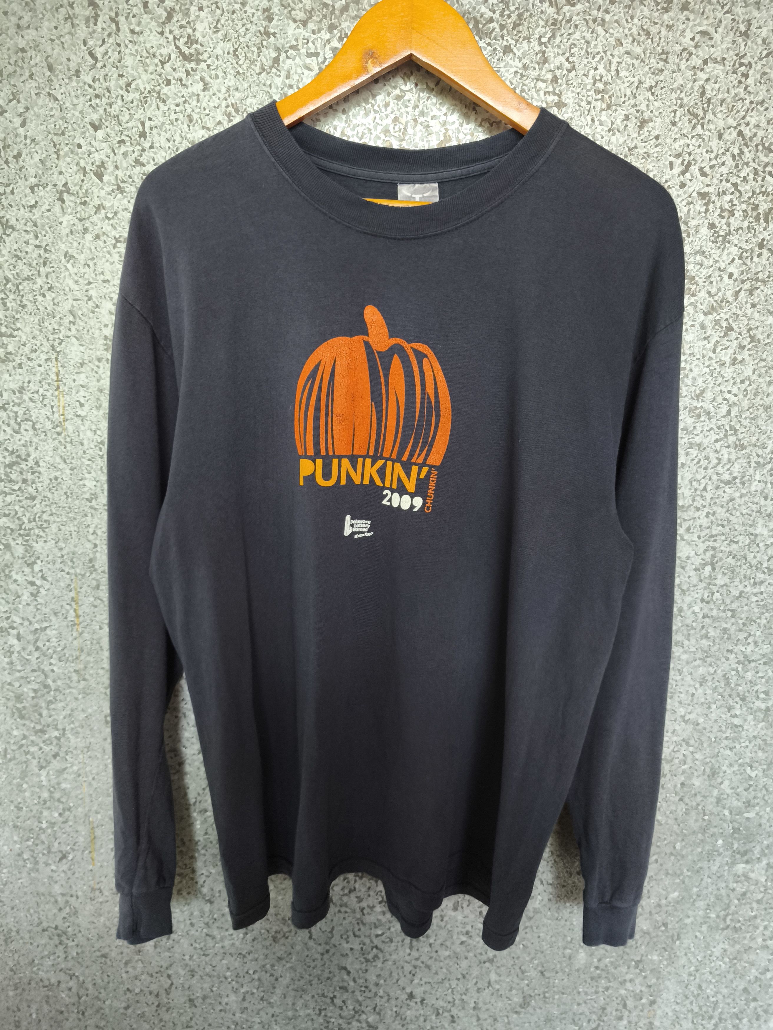Vintage Punkin Chunkin 2009 Delaware long sleeve t shirt Size US L / EU 52-54 / 3 - 3 Thumbnail