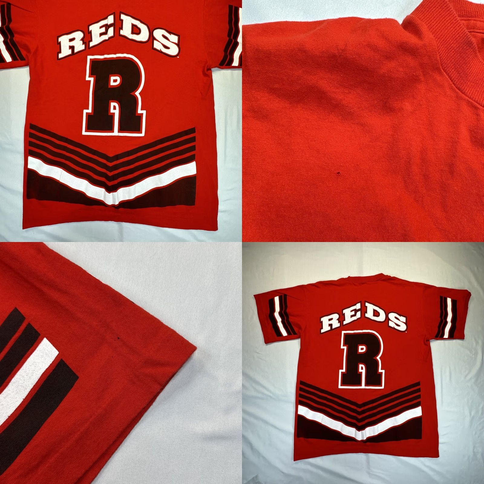 Salem Sportswear VINTAGE Cincinnati Reds T-Shirt Salem Sportswear XL Unisex Adults Red 90s Graphic Single Stitch Baseball Shirt Mens Womens Boys Girls Size US XL / EU 56 / 4 - 8 Thumbnail