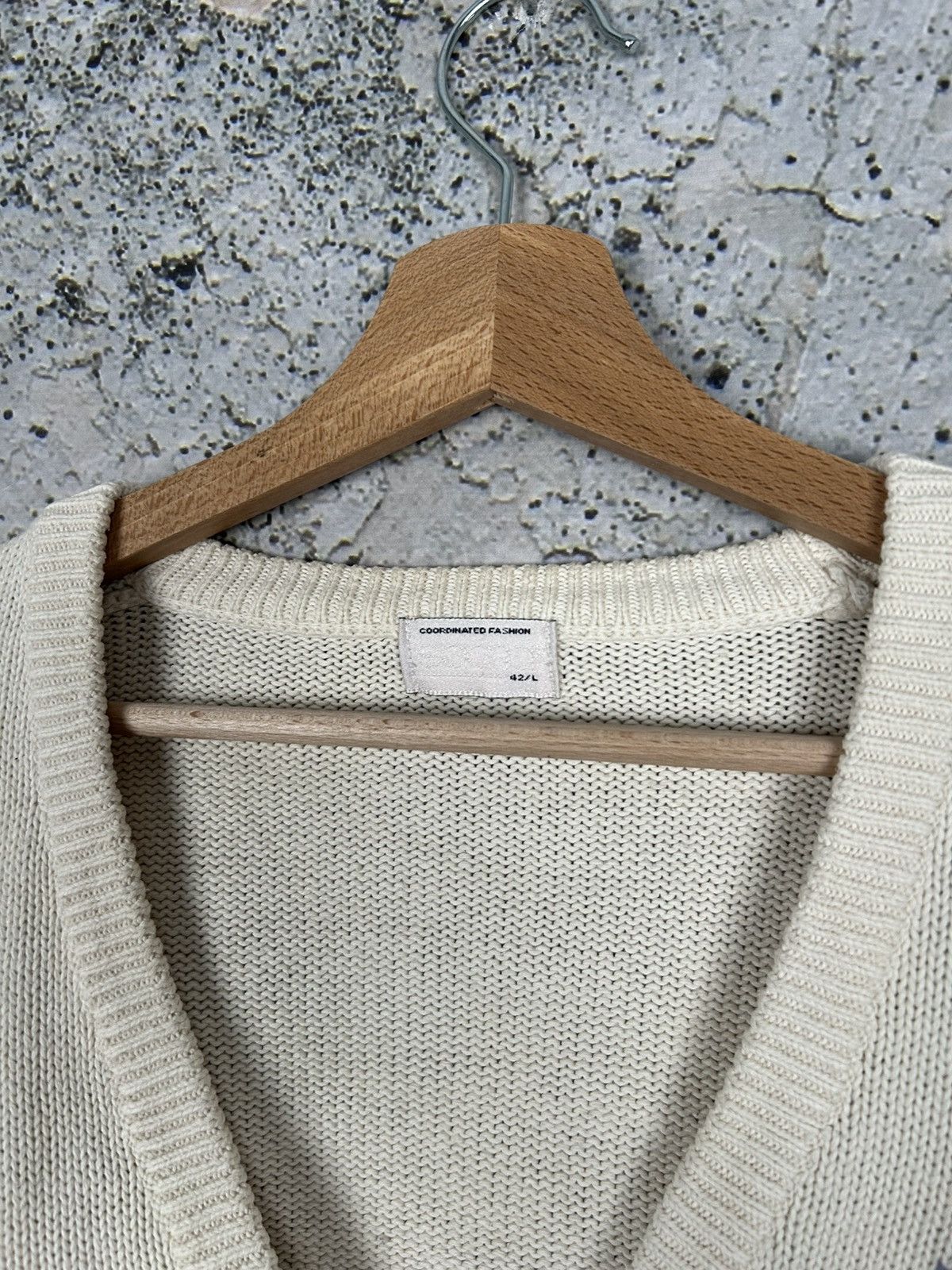 Japanese Brand Vintage Cardigan Sweater Avant Garde Japanese Flowers 90s Size US L / EU 52-54 / 3 - 6 Thumbnail