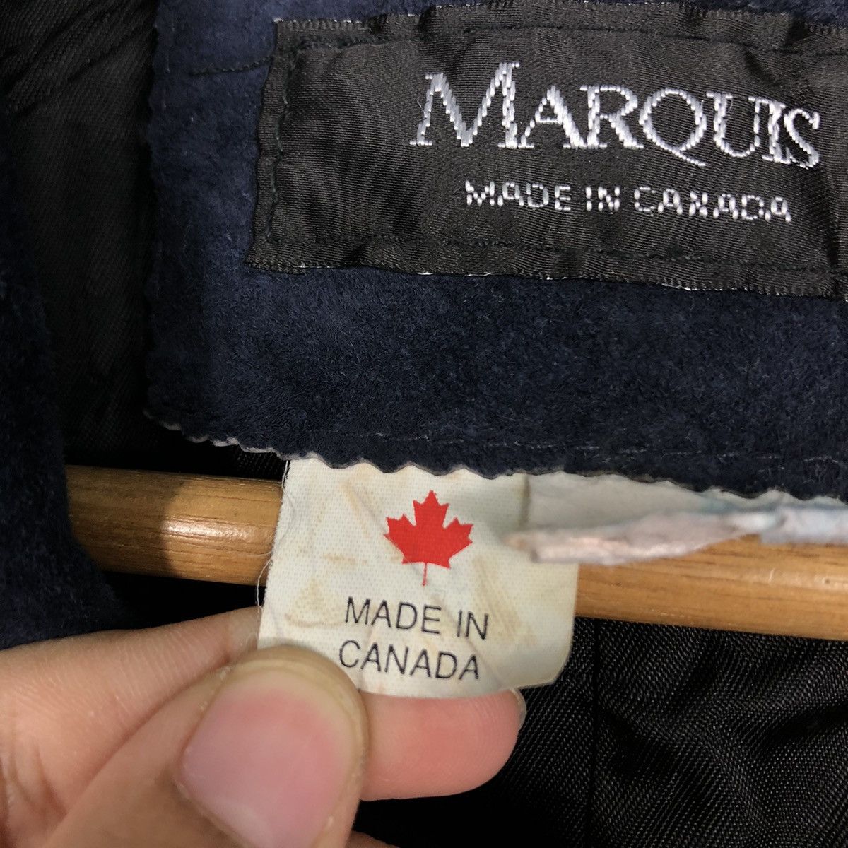 Designer × Japanese Brand 📌Vintage Long Jacket Marquis Made in Canada Genuine Leather Size US M / EU 48-50 / 2 - 19 Thumbnail