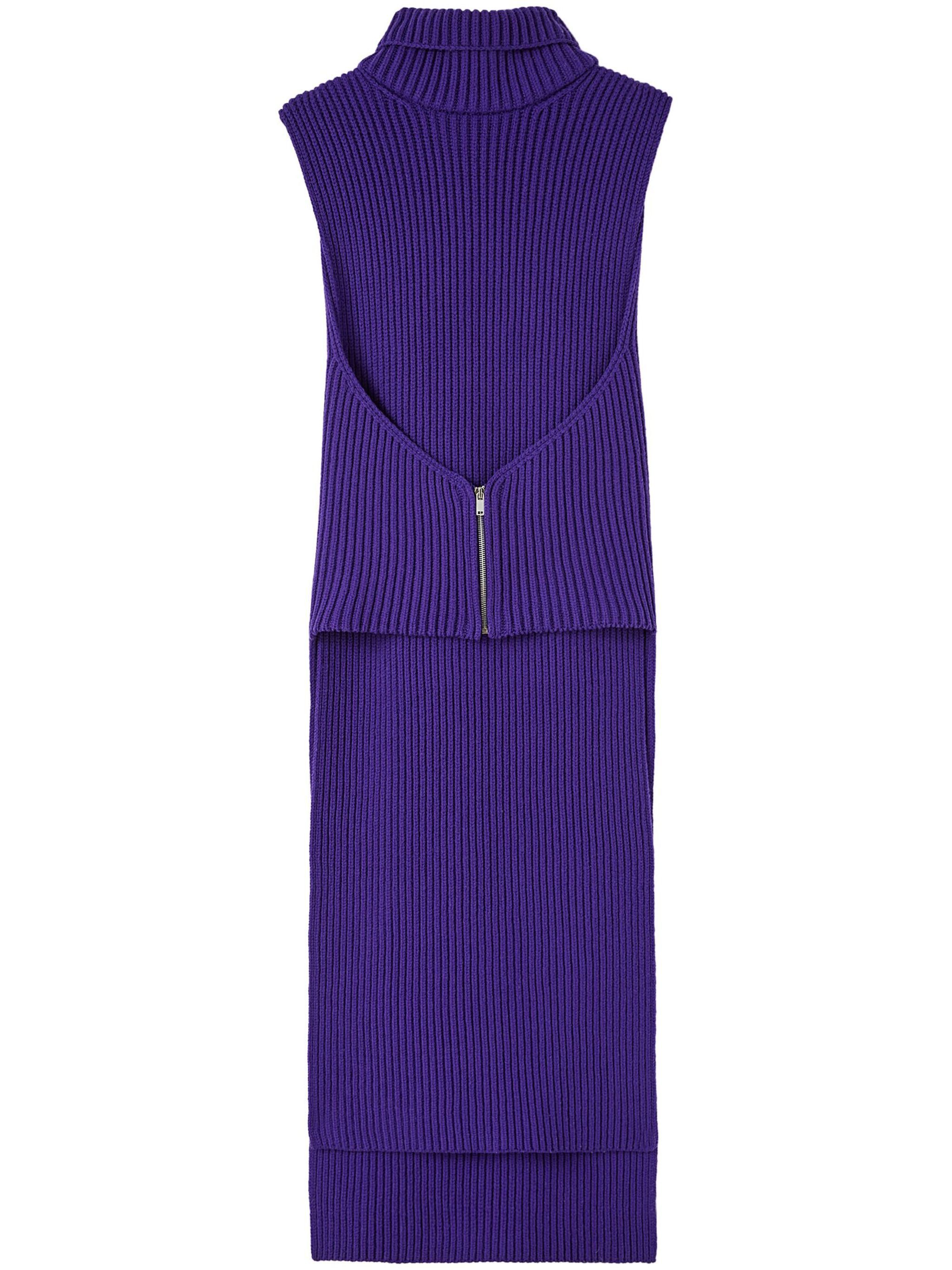 Jil Sander o1loc1c1124 Sleeveless dress in Blue Size L / US 10 / IT 46 - 1 Thumbnail