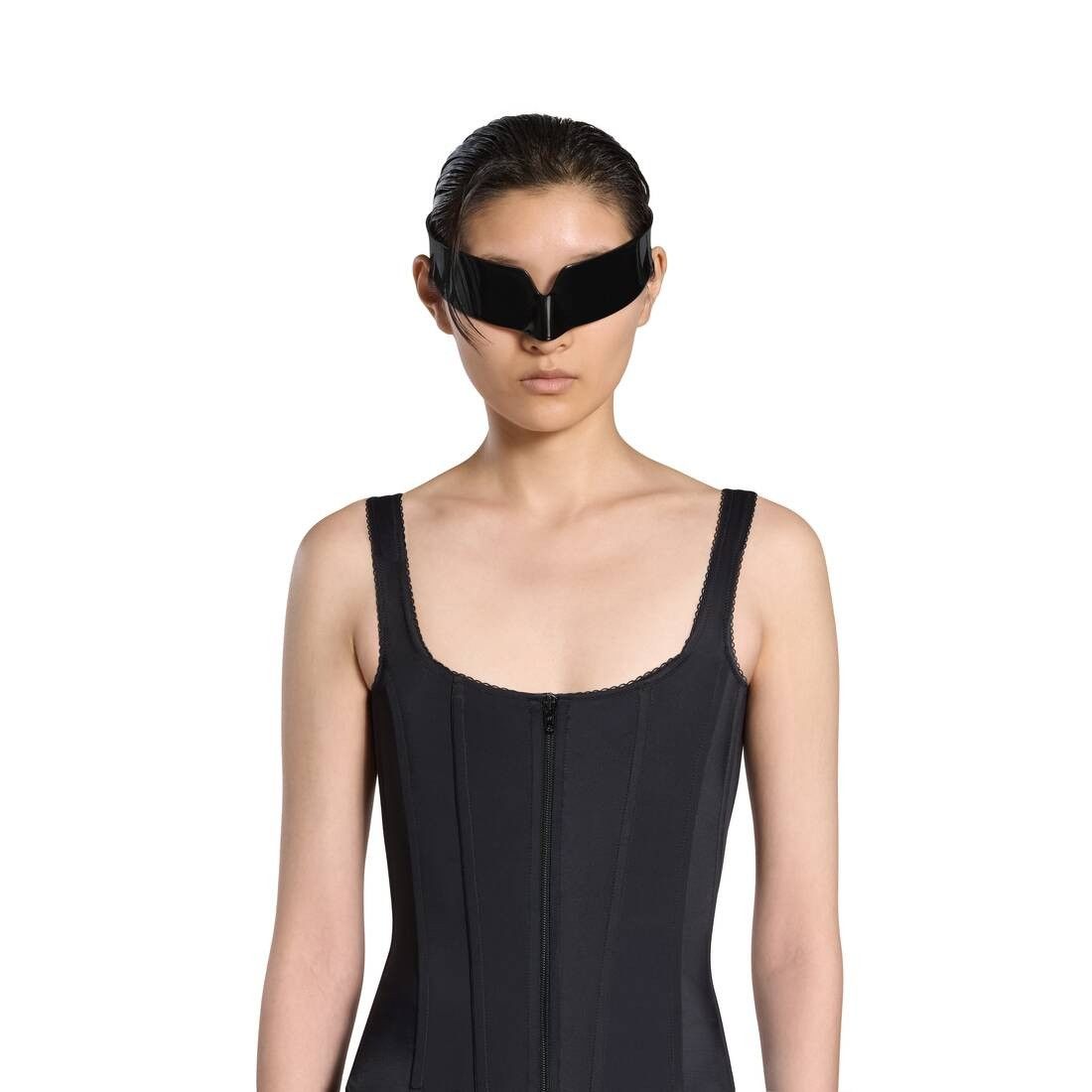 Balenciaga o1w1db10825 Corset Swimsuit in Black Size XL / US 12-14 / IT 48-50 - 5 Thumbnail
