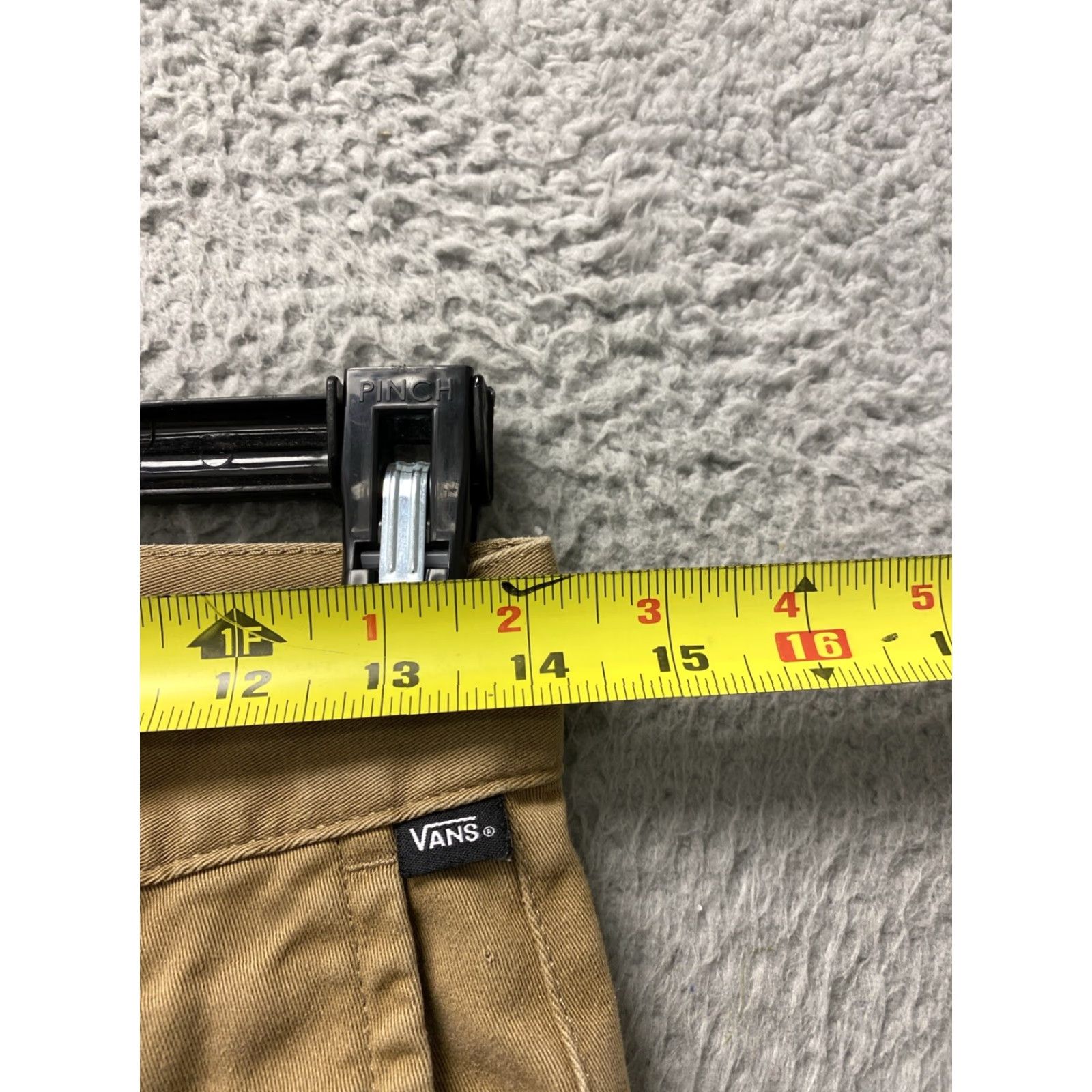 Vans VANS Slim Fit Mens Pant Jeans 27x31 Brown Twill Chino Pants /109-63 Size US 27 - 5 Thumbnail