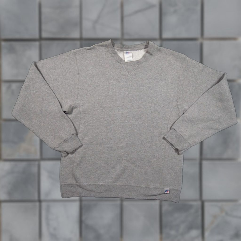 Russell Athletic Russell Athletic Sweatshirt Adult Medium Gray Crewneck Sweater Pullover Mens Size US M / EU 48-50 / 2 - 1 Thumbnail