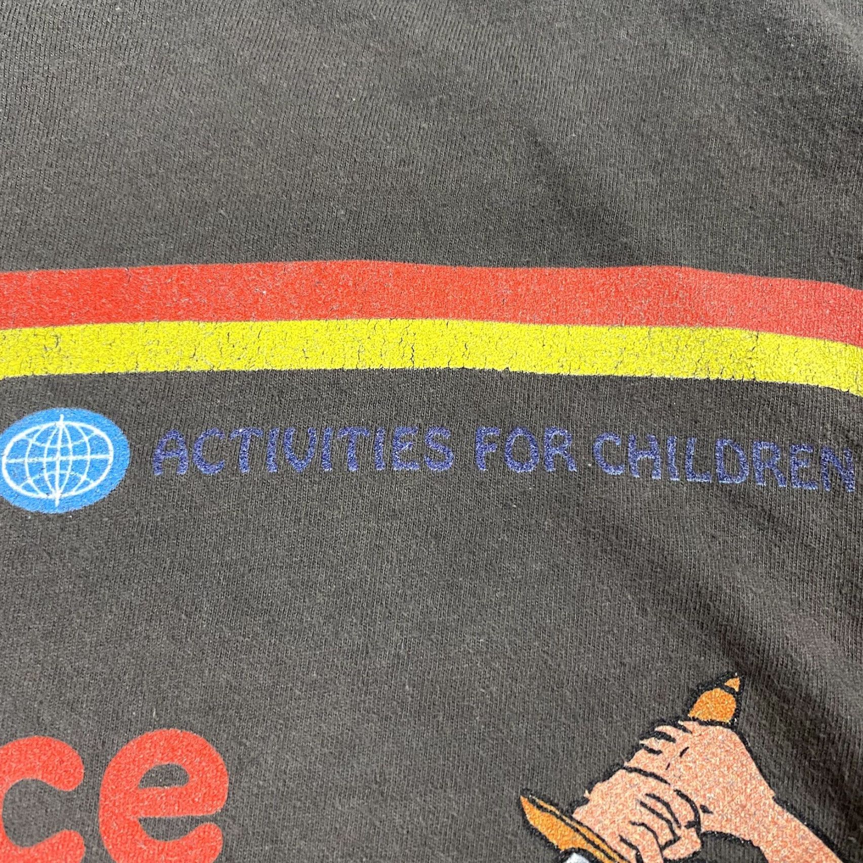 RHODE VINTAGE Steven Rhodes GREY T-SHIRT TALENTOBOOKS FOR CHILDREN GRAPHIC FUNNY XL Size US XL / EU 56 / 4 - 3 Thumbnail