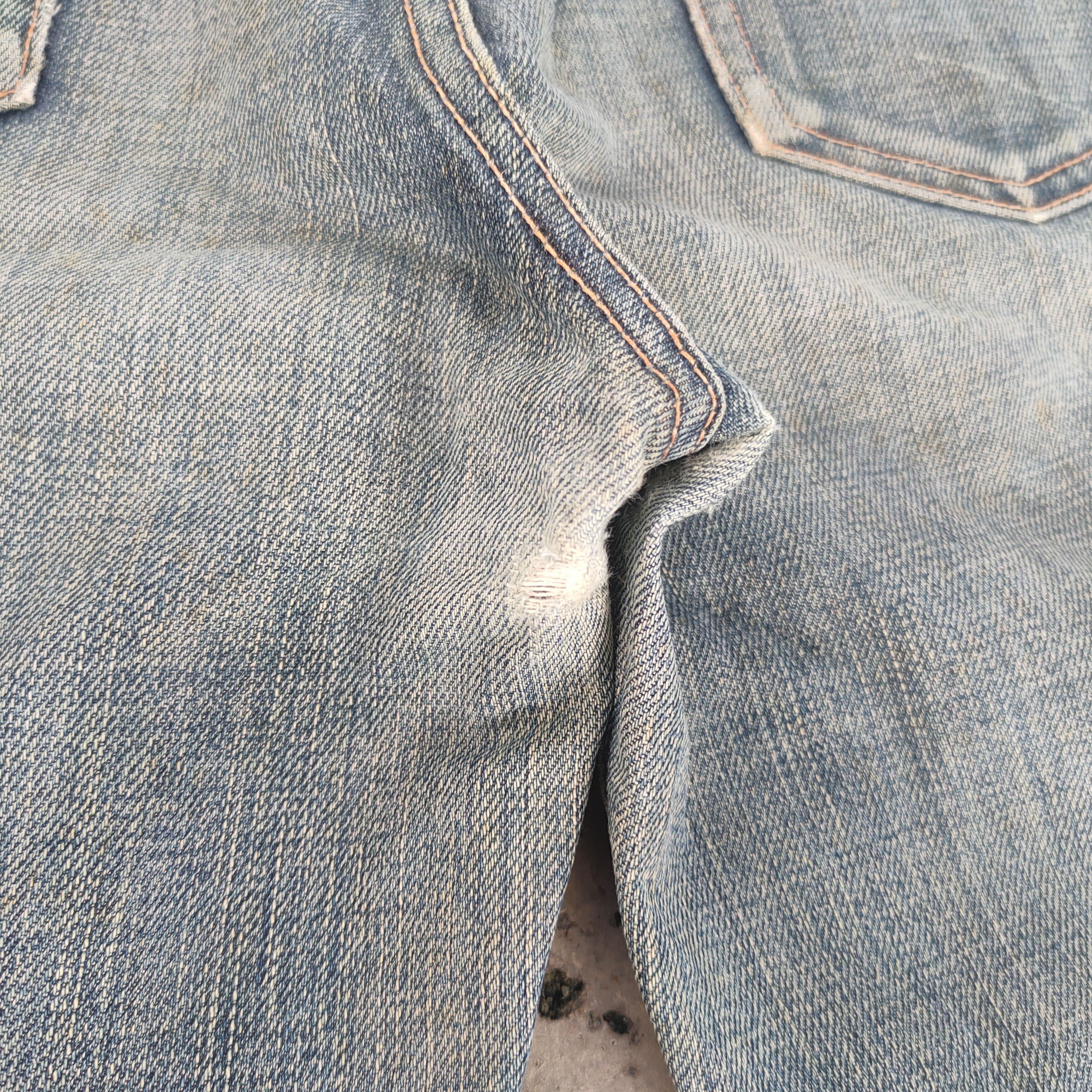Japanese Brand VINTAGE SOMETHING FLARE FADED DENIM JEANS PANTS Size US 31 - 11 Thumbnail
