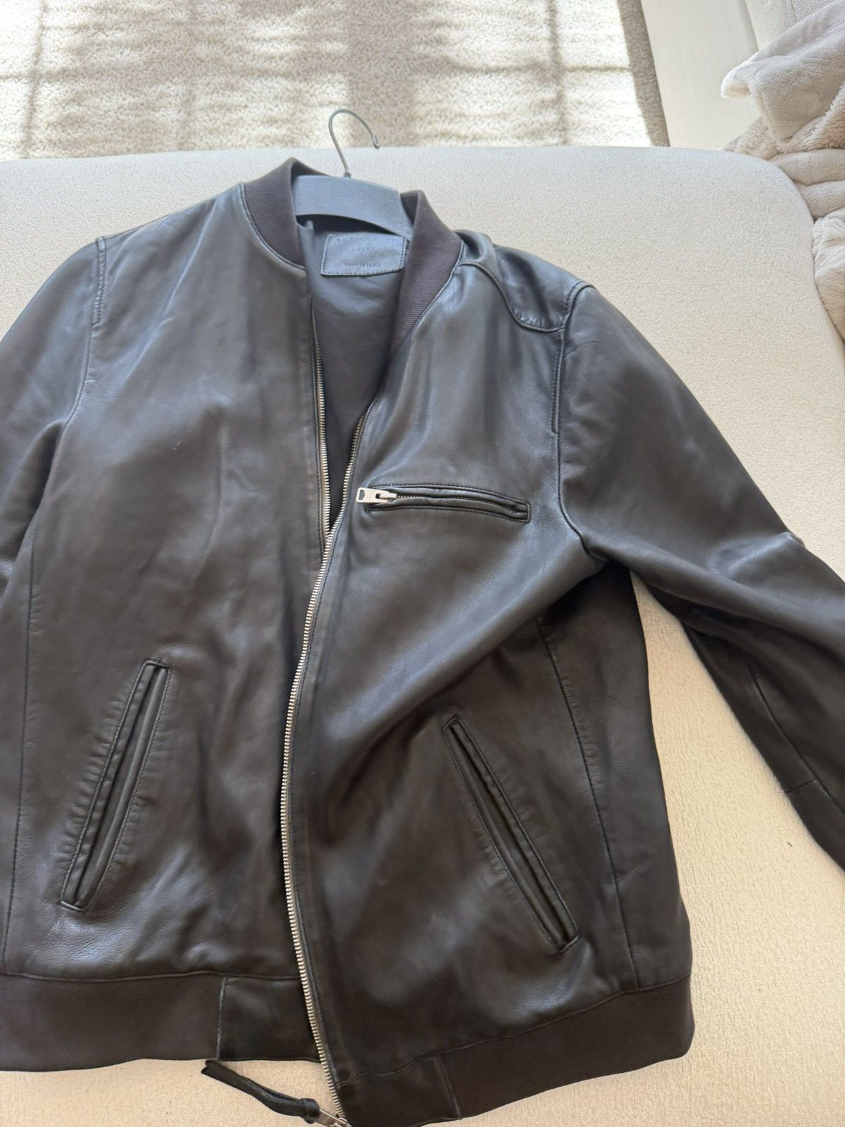 Allsaints Ellison Leather bomber Size US L / EU 52-54 / 3 - 4 Thumbnail
